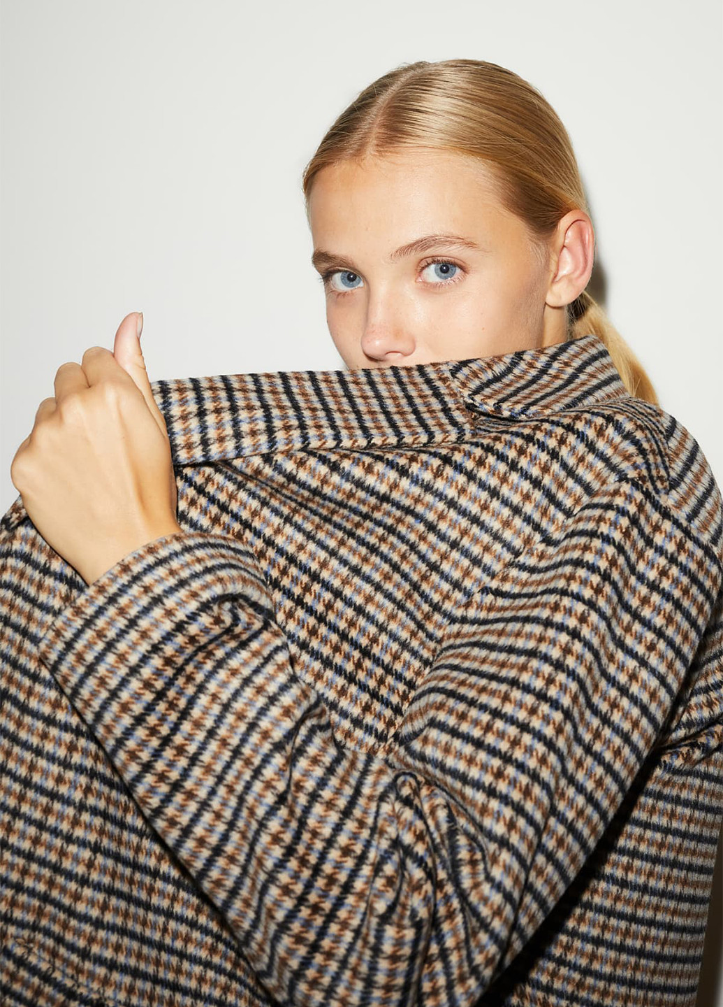 Коричневое демисезонное Полупальто однобортное C&A