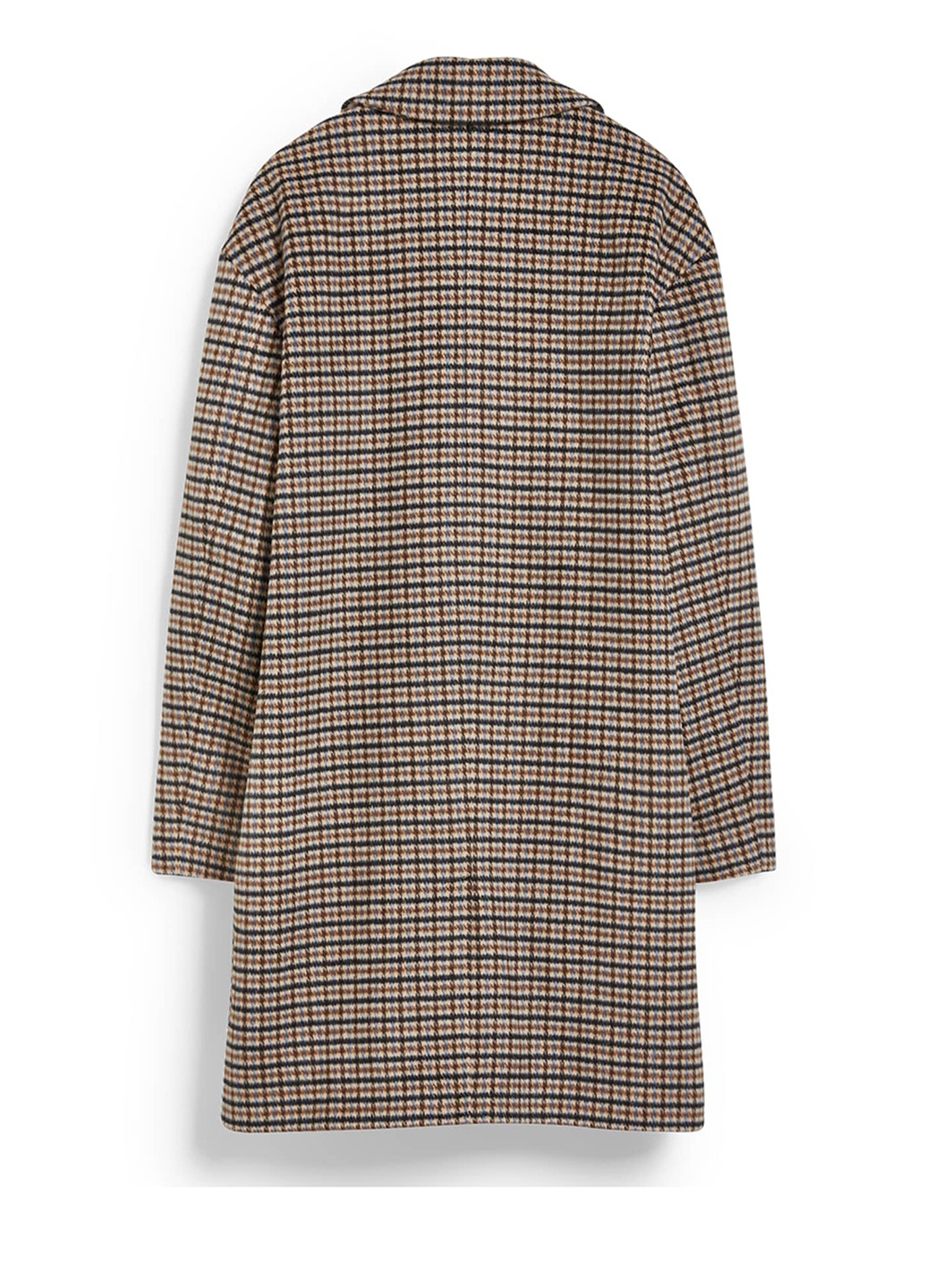 Коричневое демисезонное Полупальто однобортное C&A