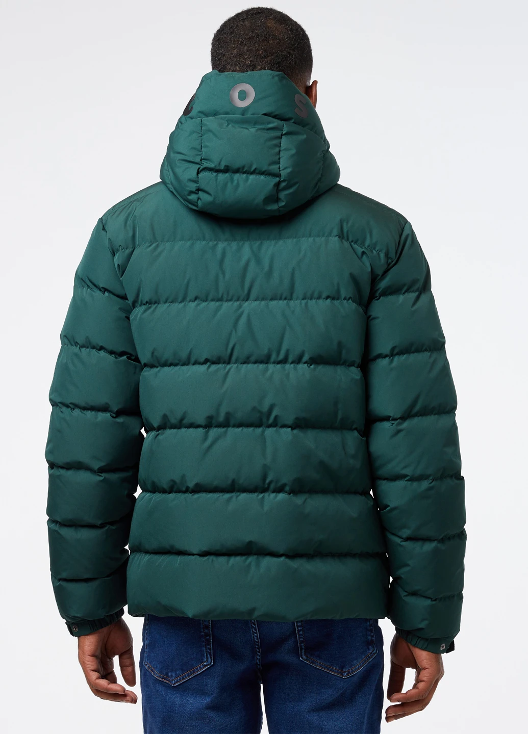 Темно-бирюзовая зимняя куртка Lacoste