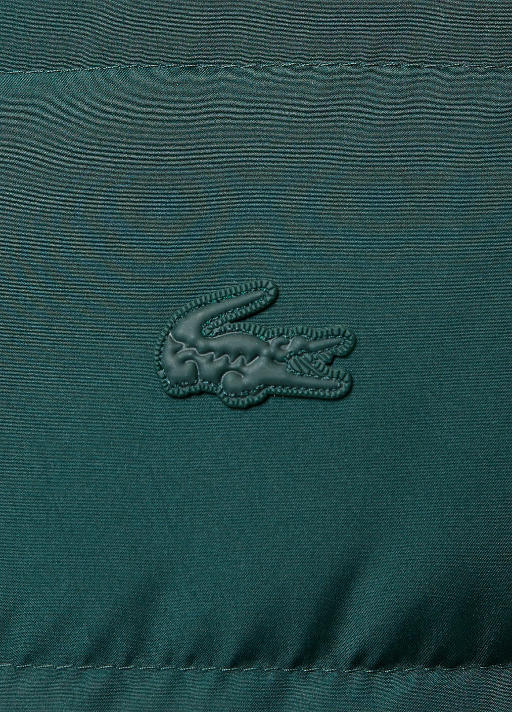 Темно-бирюзовая зимняя куртка Lacoste