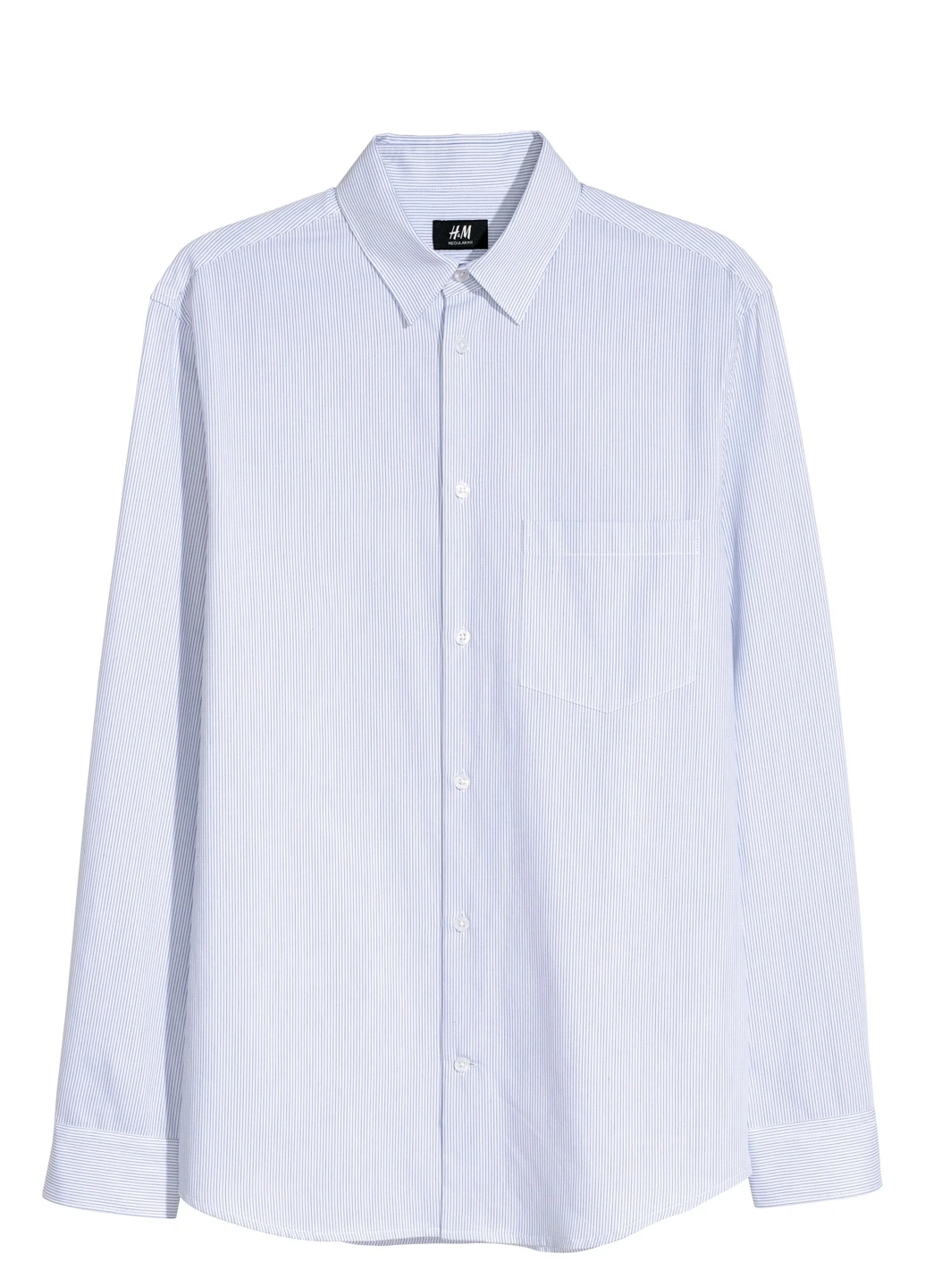 Сорочка демісезон,білий в смужку, H&M (251969928)