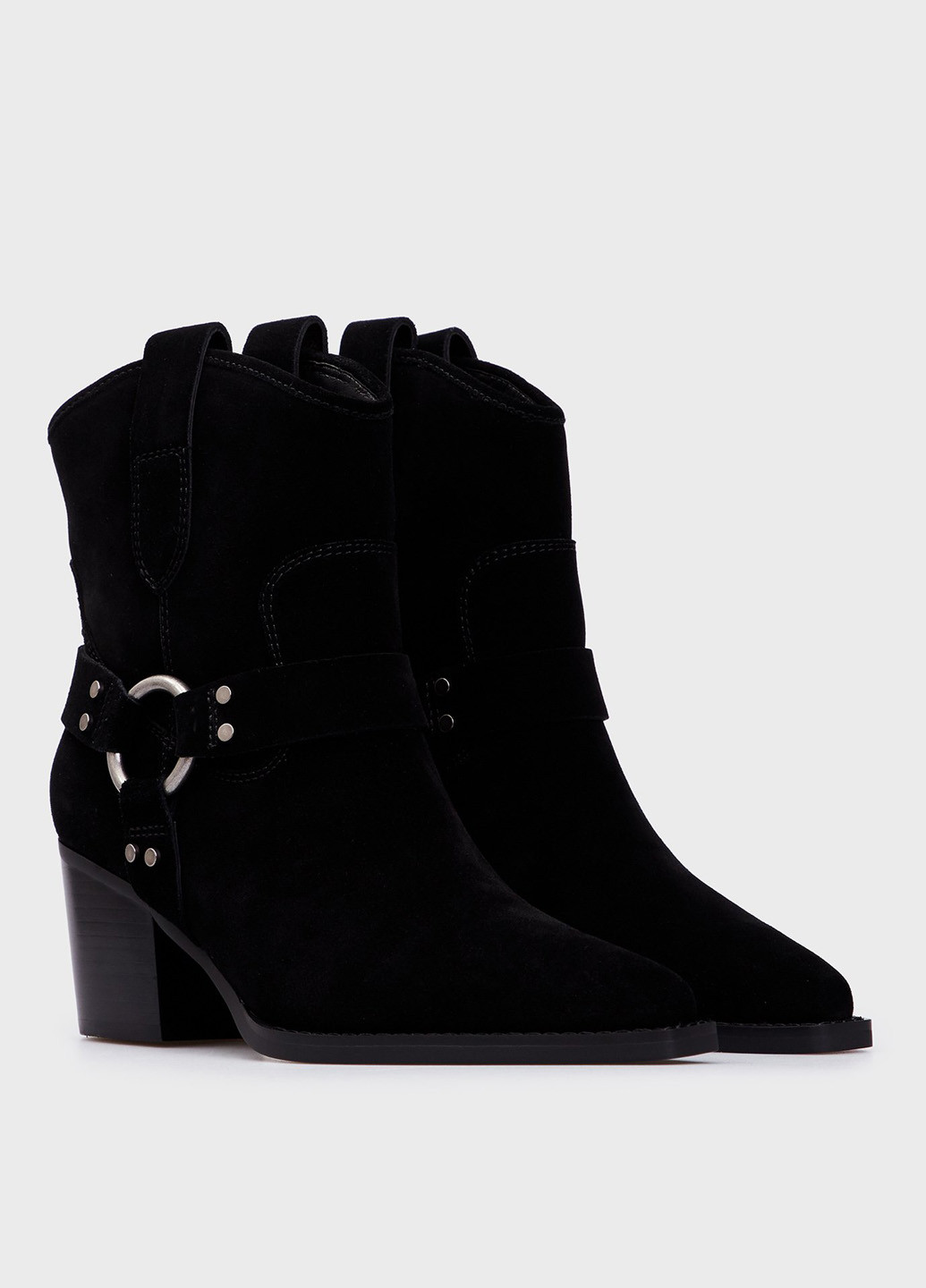 Черные зимняя ботильоны PRPY