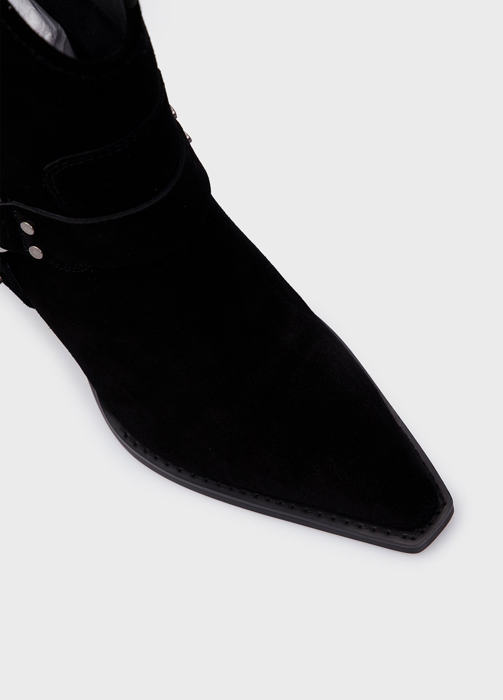 Черные зимняя ботильоны PRPY