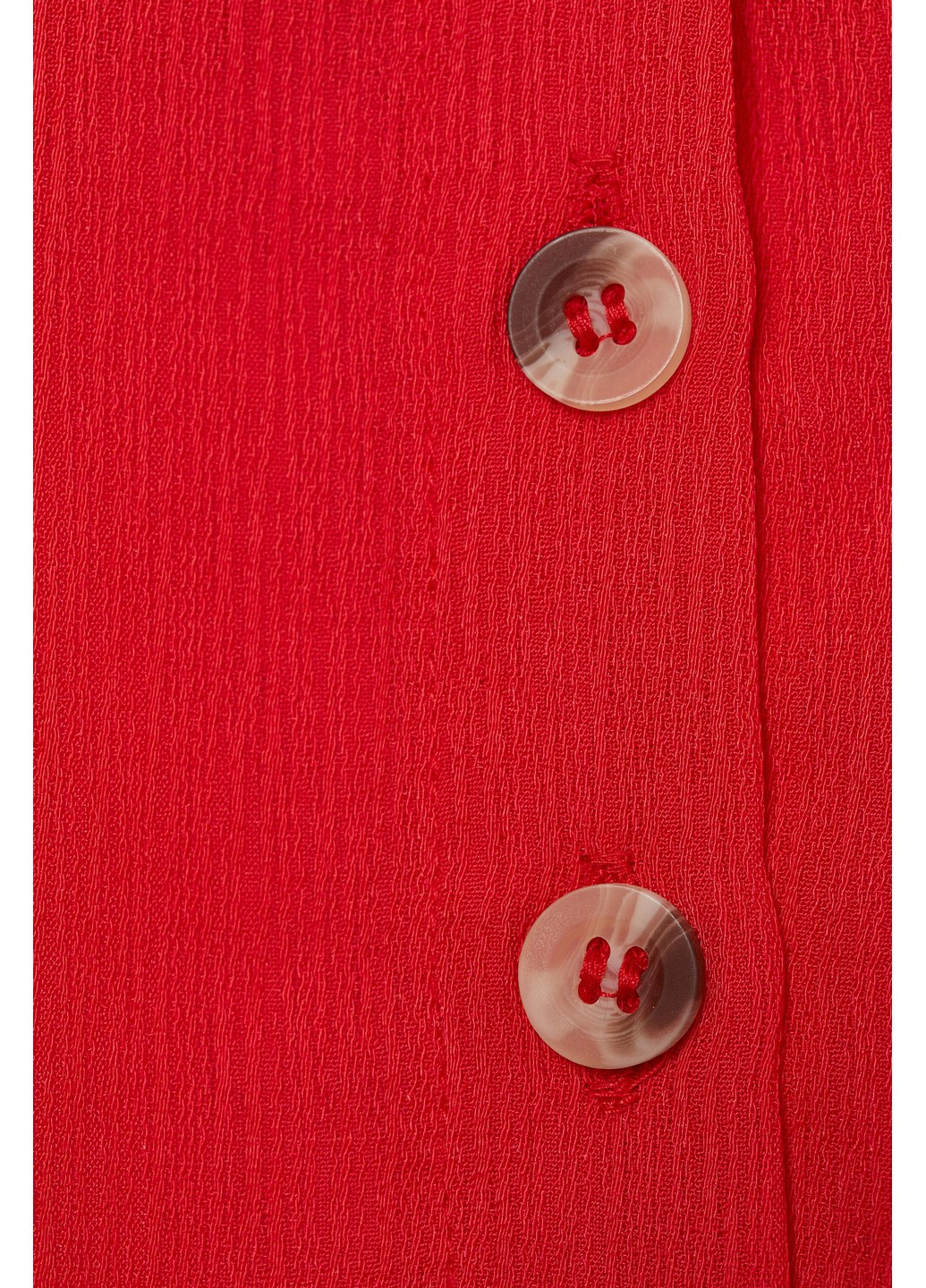 Полукомбинезон H&M однотонный красный кэжуал