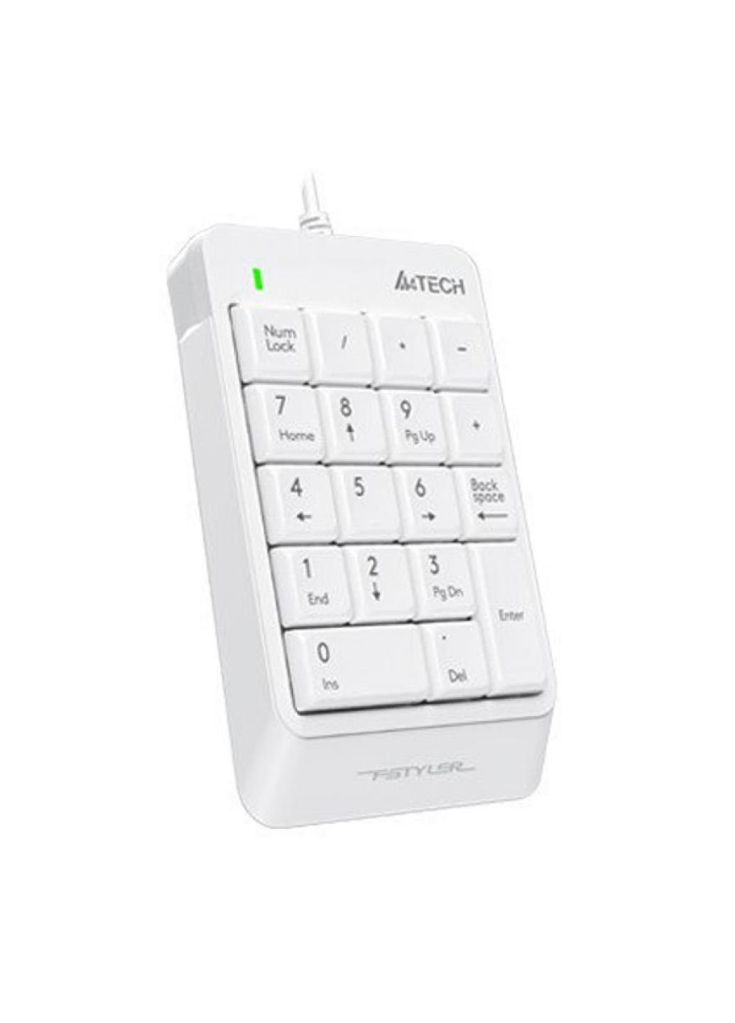 Клавиатура (FK13P (White)) A4Tech k13p fstyler numeric keypad white (253545988)