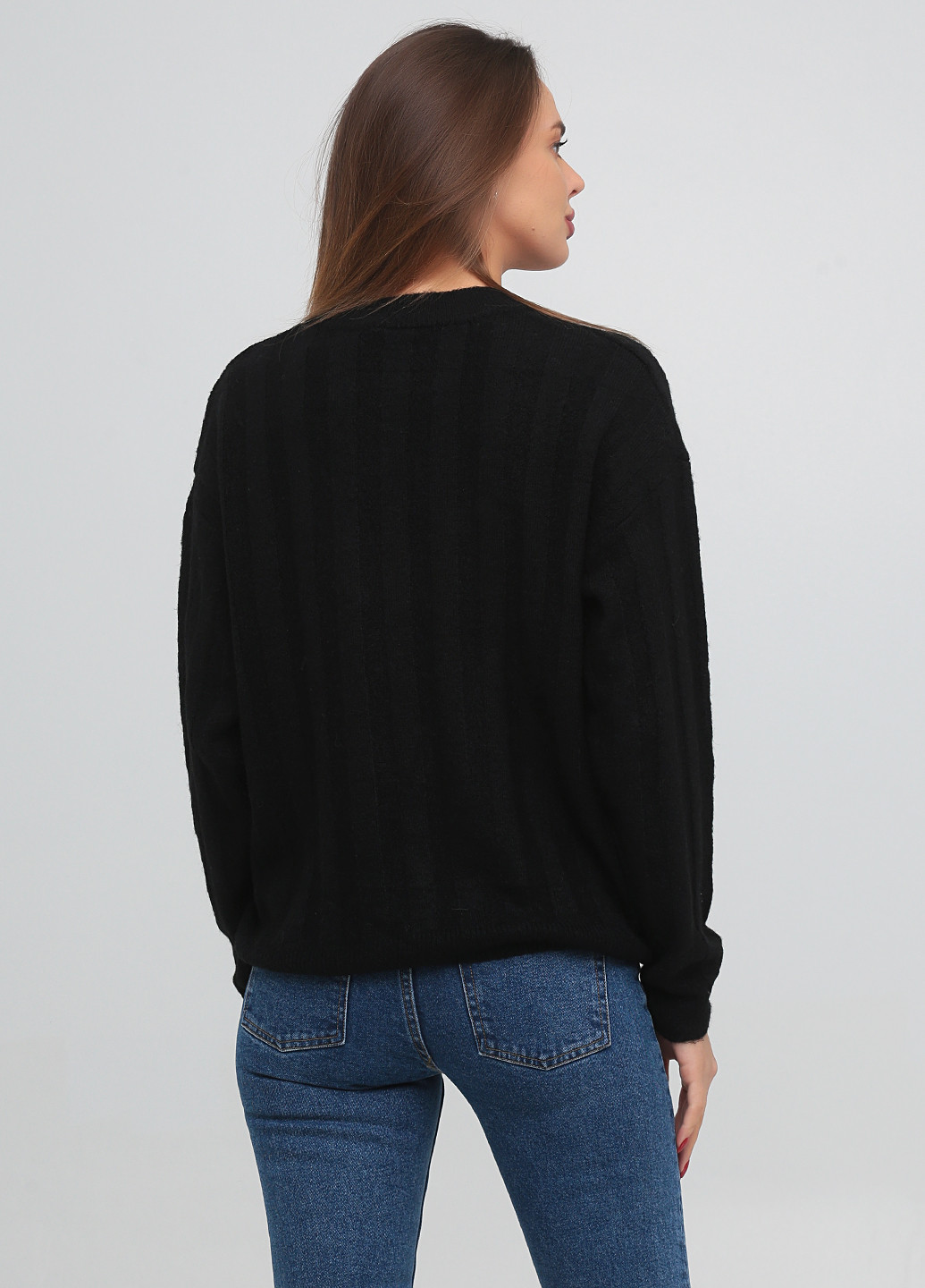 Черный демисезонный пуловер пуловер Monki