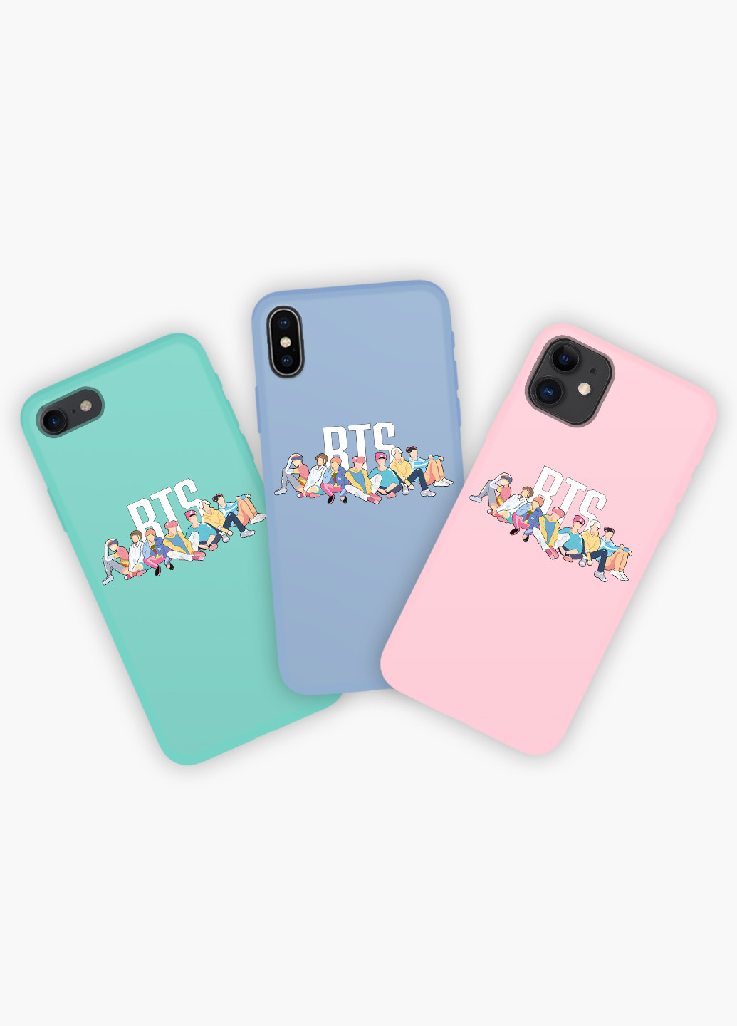 Чохол силіконовий Apple Iphone 8 БТС (BTS) (6151-1061) MobiPrint (219333724)