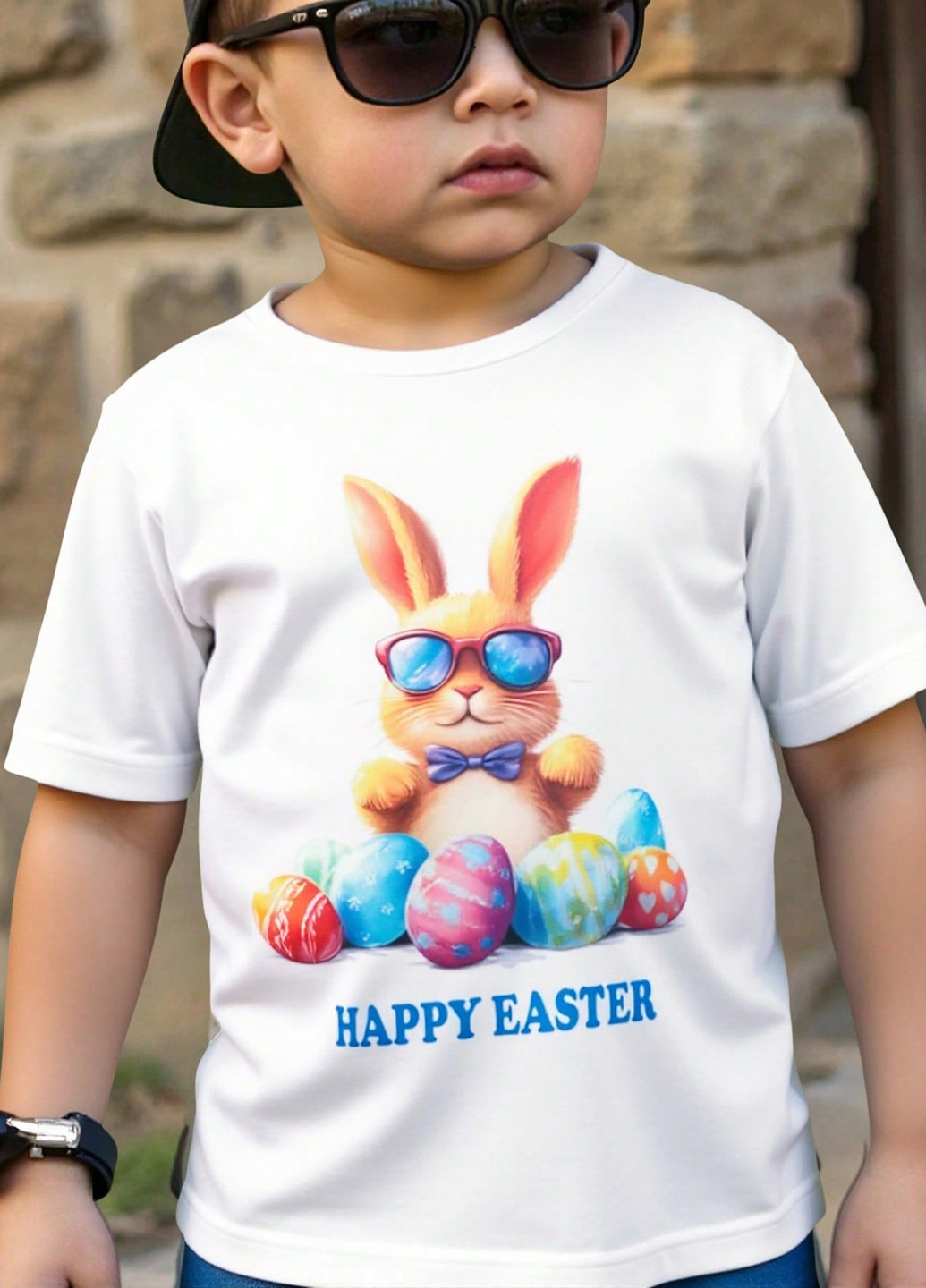 Біла літня футболка SHEIN