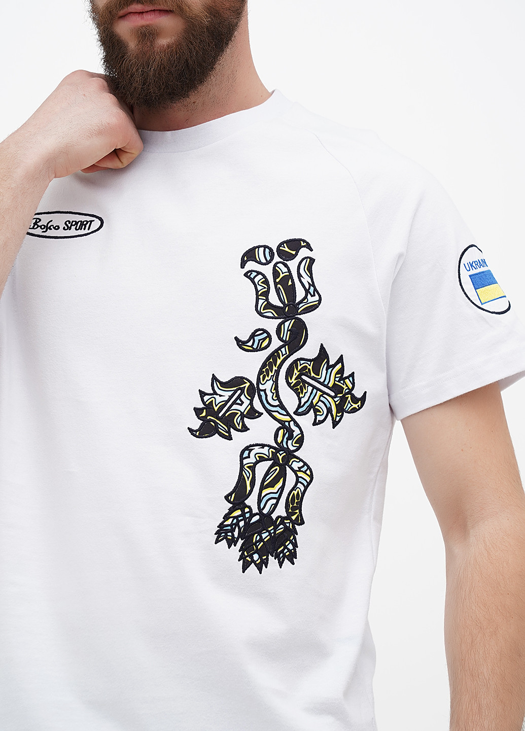 Белая футболка Bosco