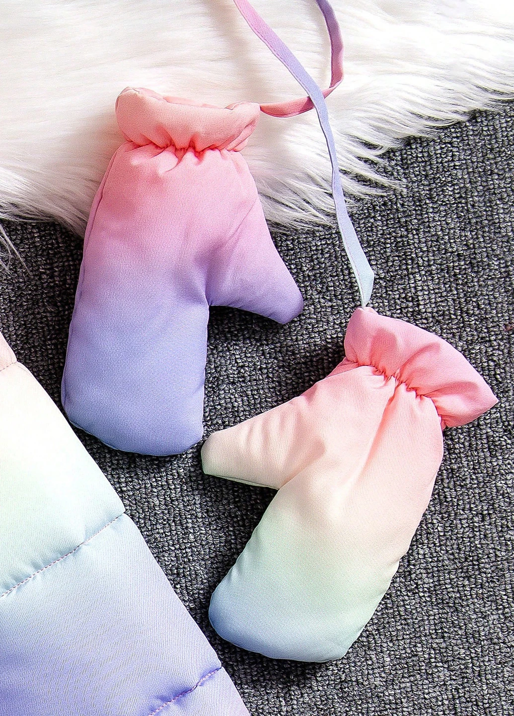 Розовая зимняя куртка SHEIN