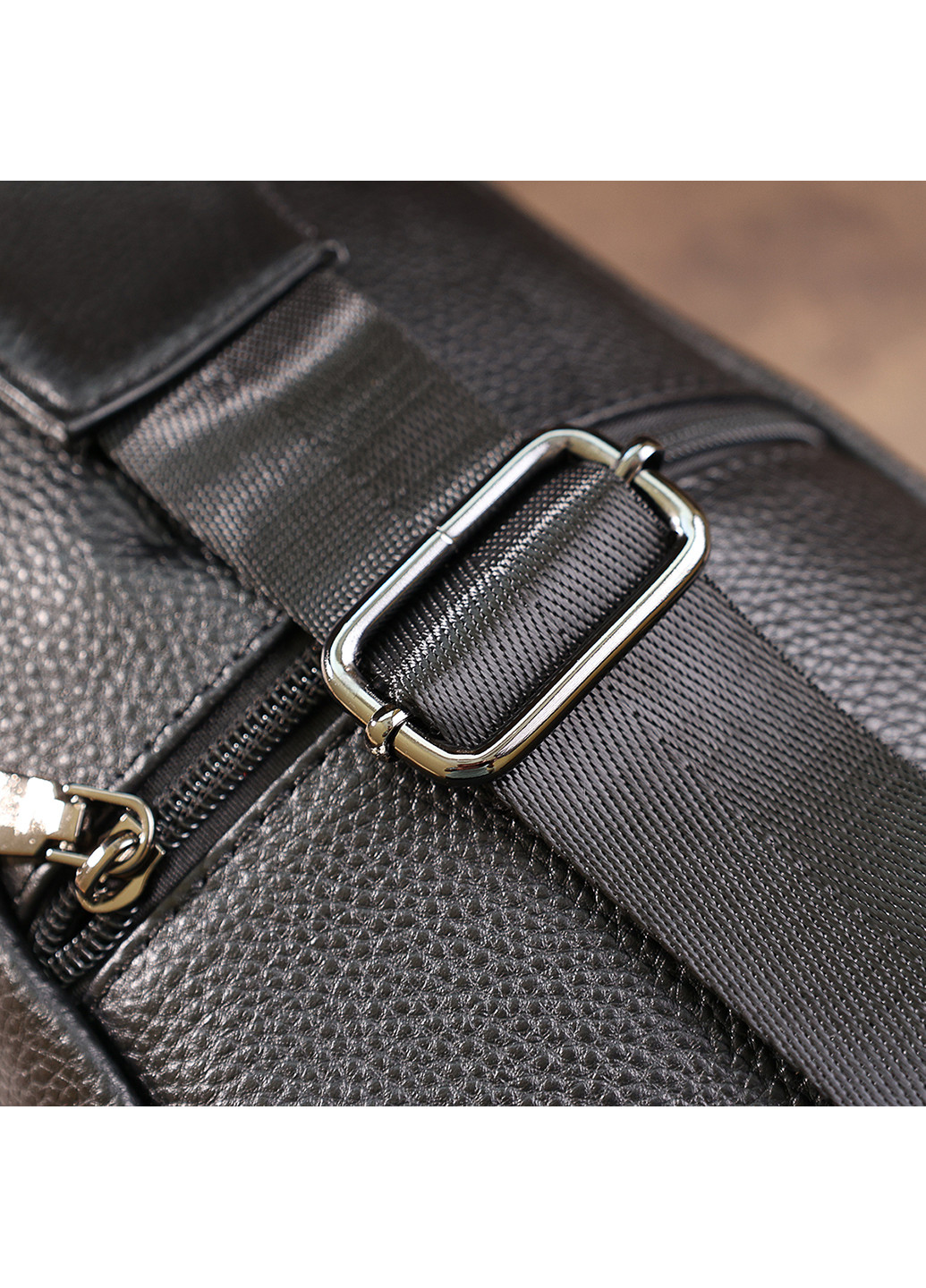 Чоловіча шкіряна сумка через плече 17х32х6 см Vintage (252130547)