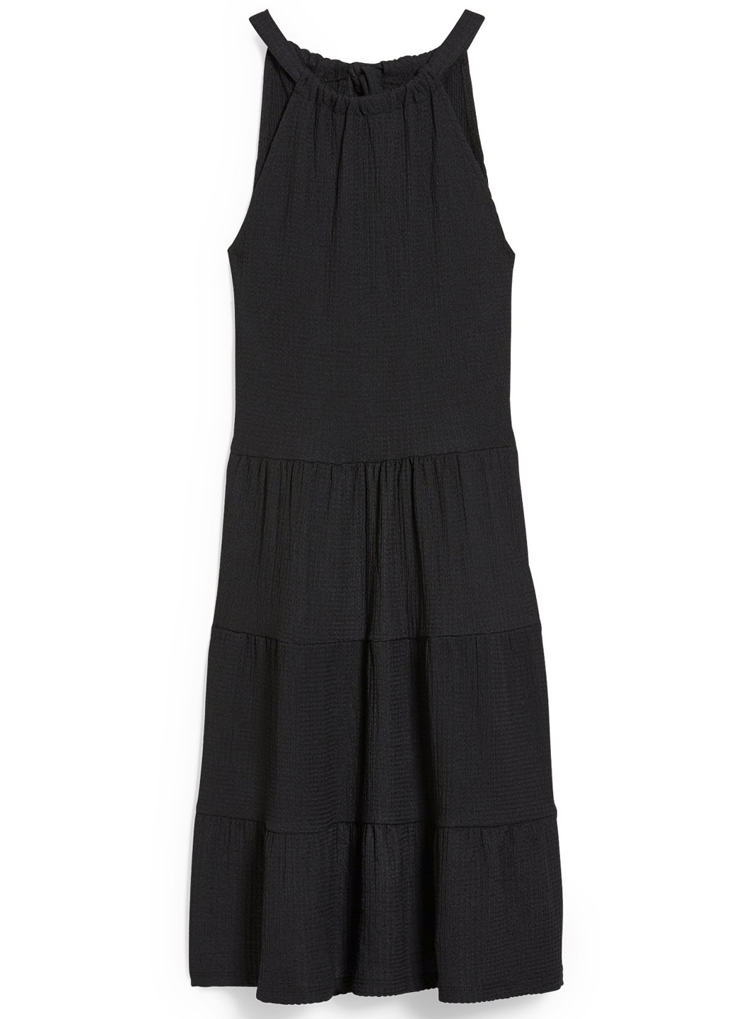 Черное кэжуал платье а-силуэт C&A однотонное