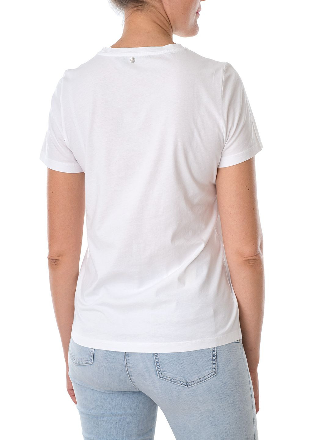 Белая летняя футболка Marc Aurel