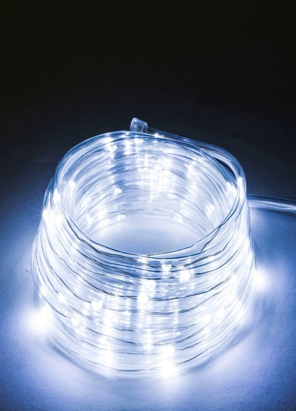 Светодиодная уличная гирлянда наружная LED гирлянда дюралайт от USB 100 LED 9 м (16849464) Холодный белый Francesco Marconi (204146801)