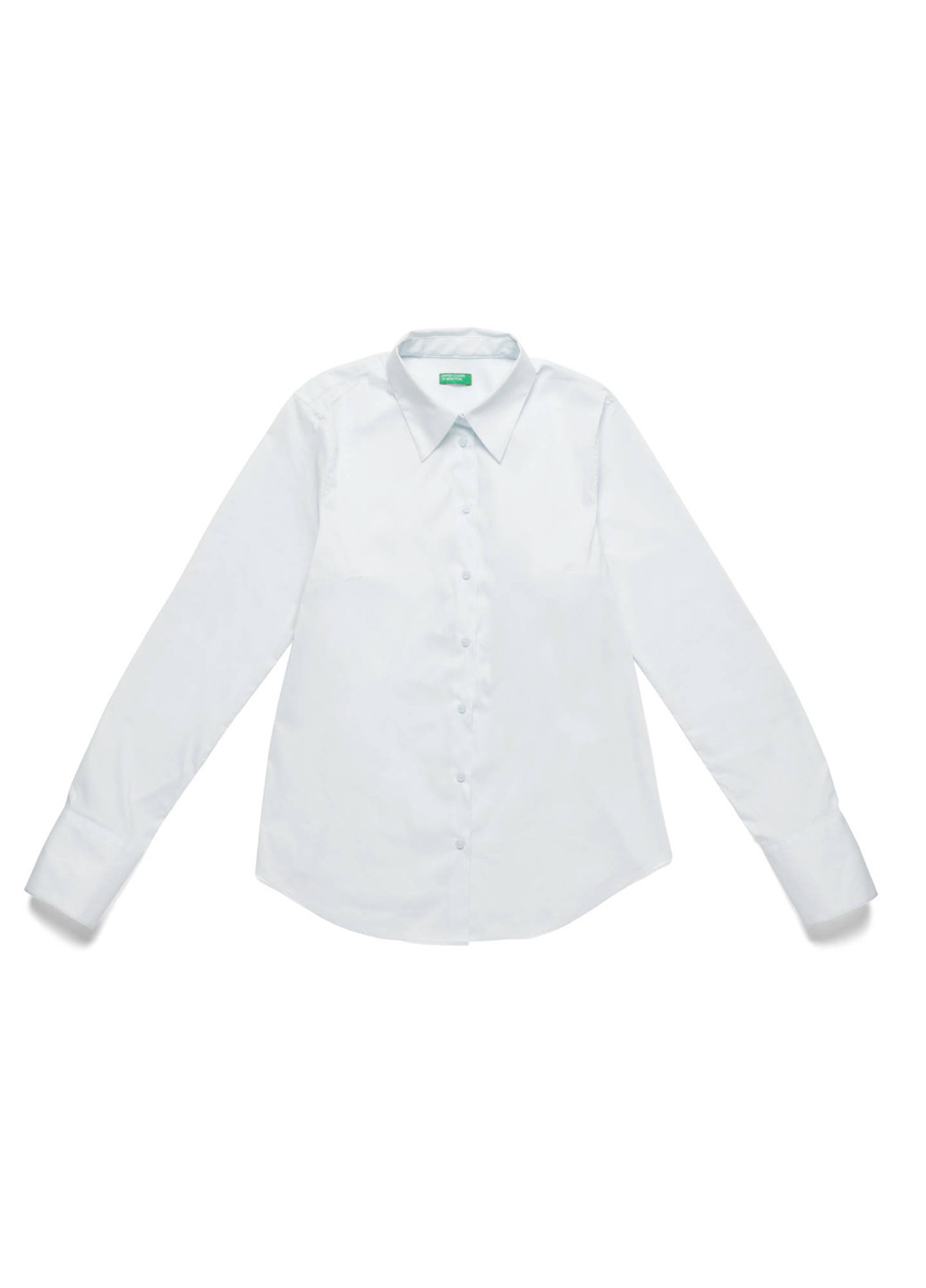 Белая демисезонная рубашка United Colors of Benetton