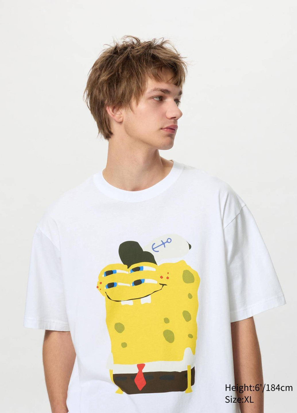 Белая футболка Uniqlo