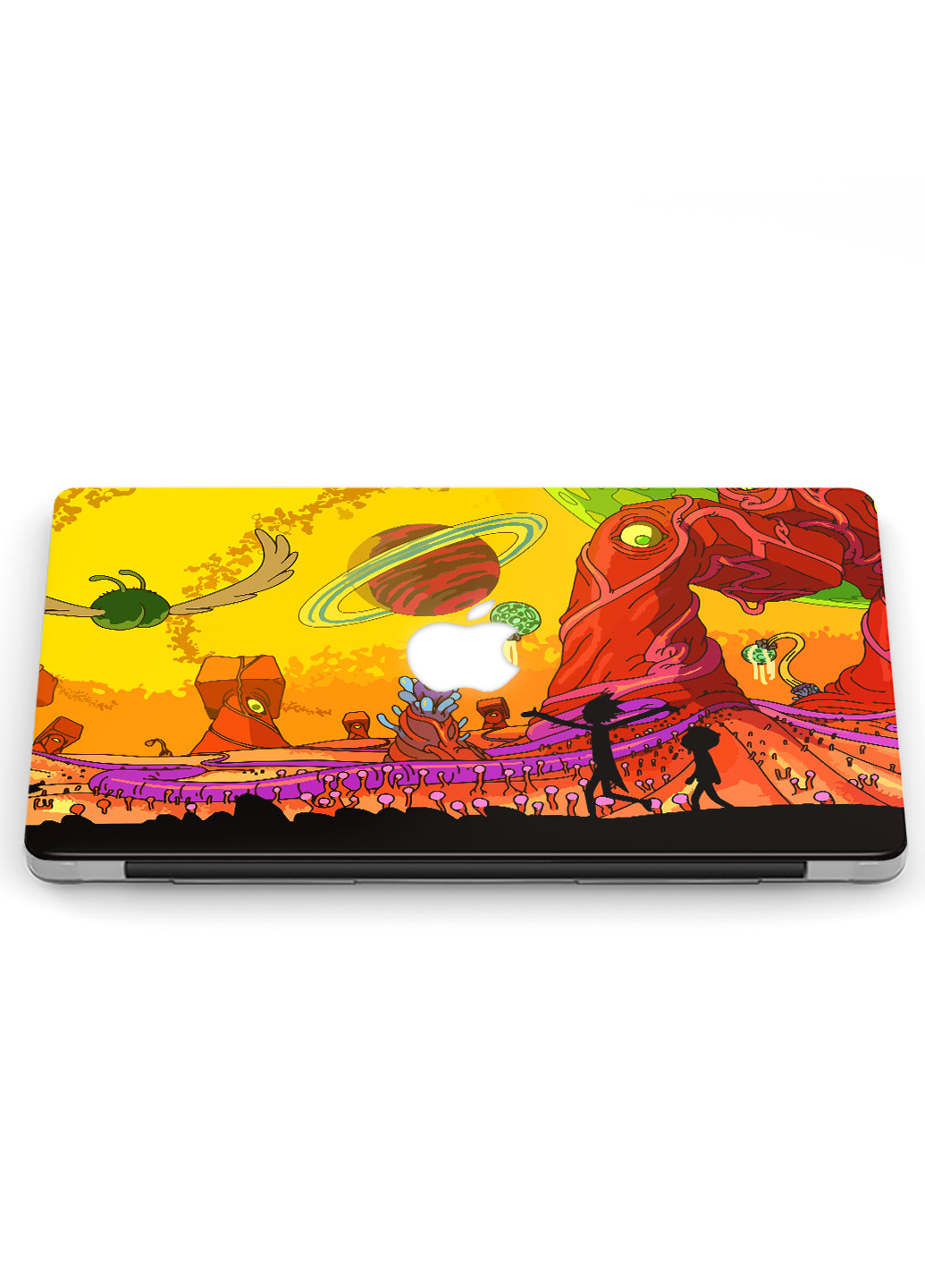 Чехол пластиковый для Apple MacBook Air 13 A1466 / A1369 Рик и Морти (Rick and Morty) (6351-1678) MobiPrint (218528605)