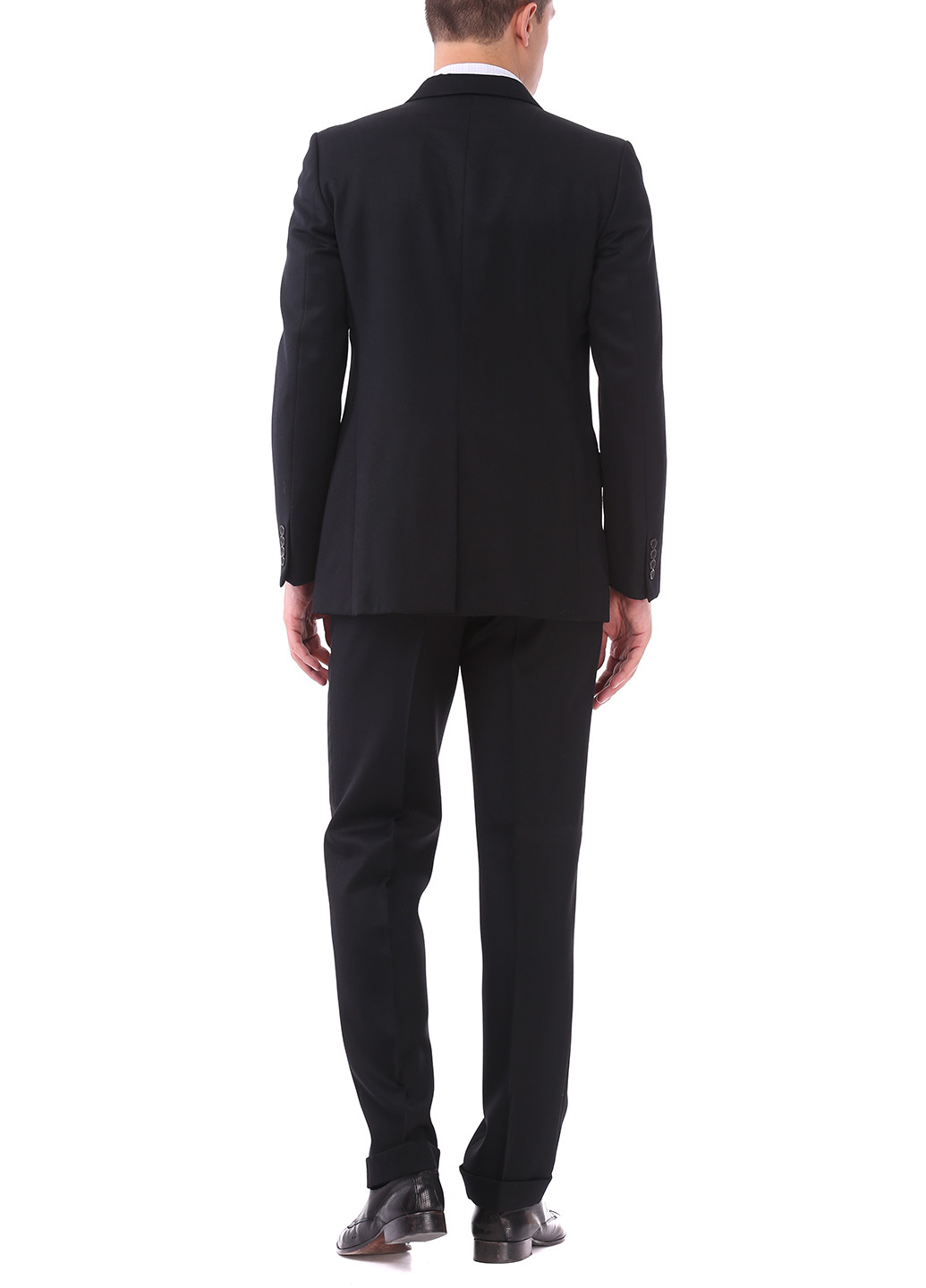 Чорний демісезонний костюм (пиджак, брюки) брючний Bocodo