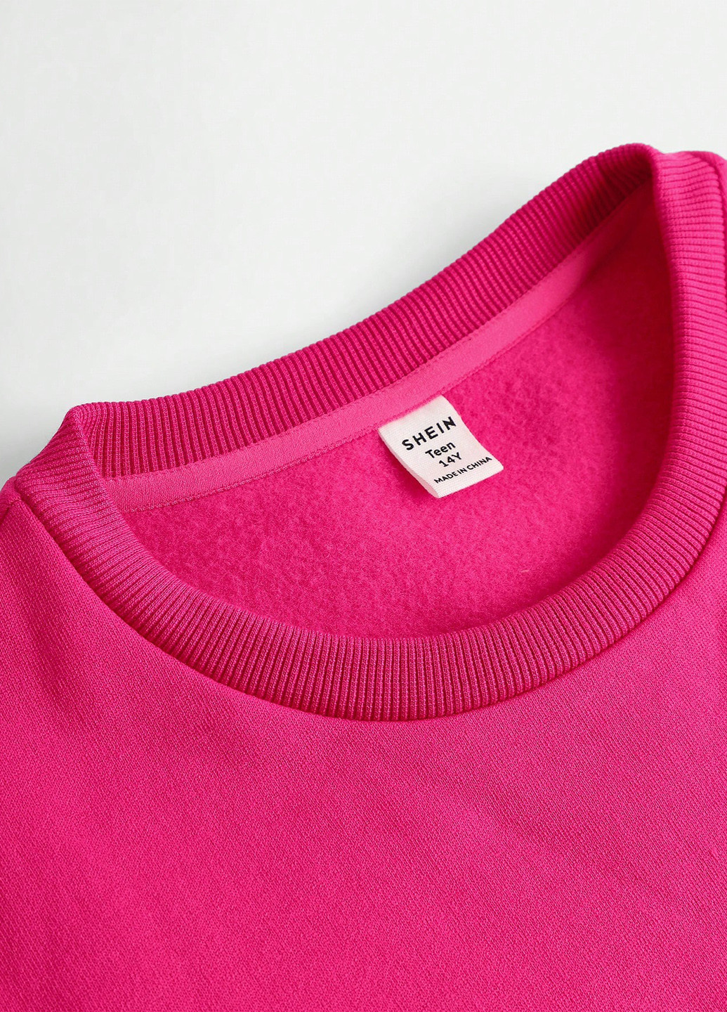 Фуксиновый демисезонный комплект (свитшот, леггинсы) SHEIN