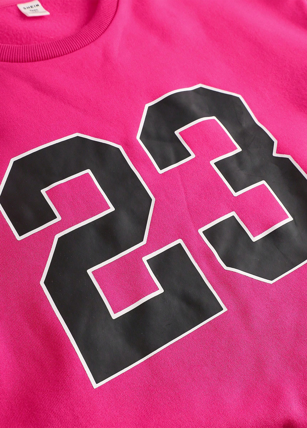 Фуксиновый демисезонный комплект (свитшот, леггинсы) SHEIN