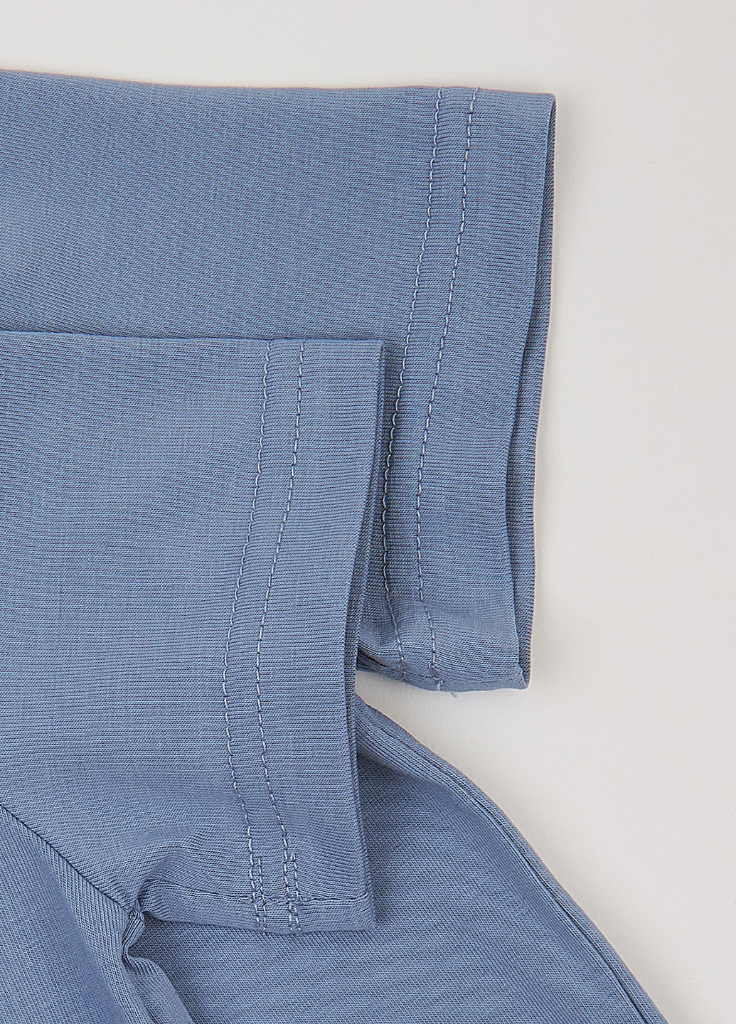 Серо-синяя летняя футболка Garnamama