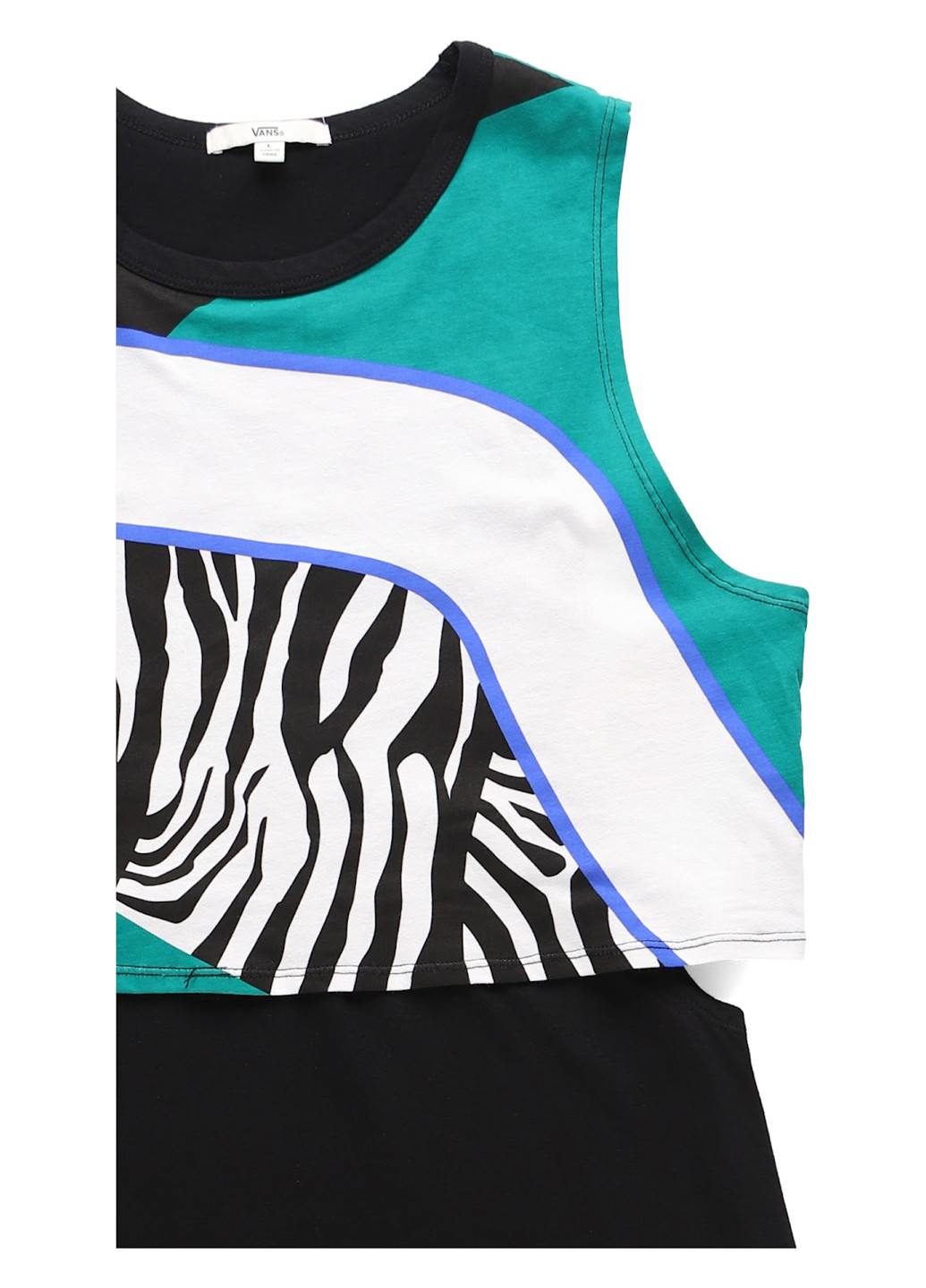 Чорна кежуал сукня Vans з абстрактним візерунком