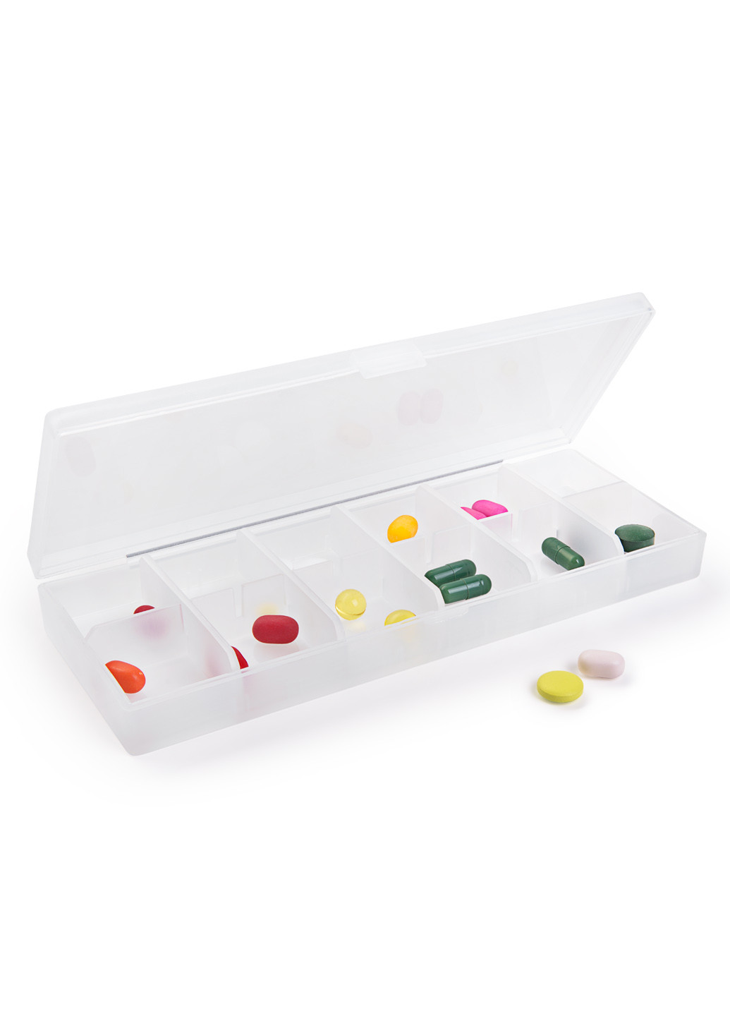 Органайзер для таблеток на 12 секций, 16,8х6,5х2 см MVM (221879055)