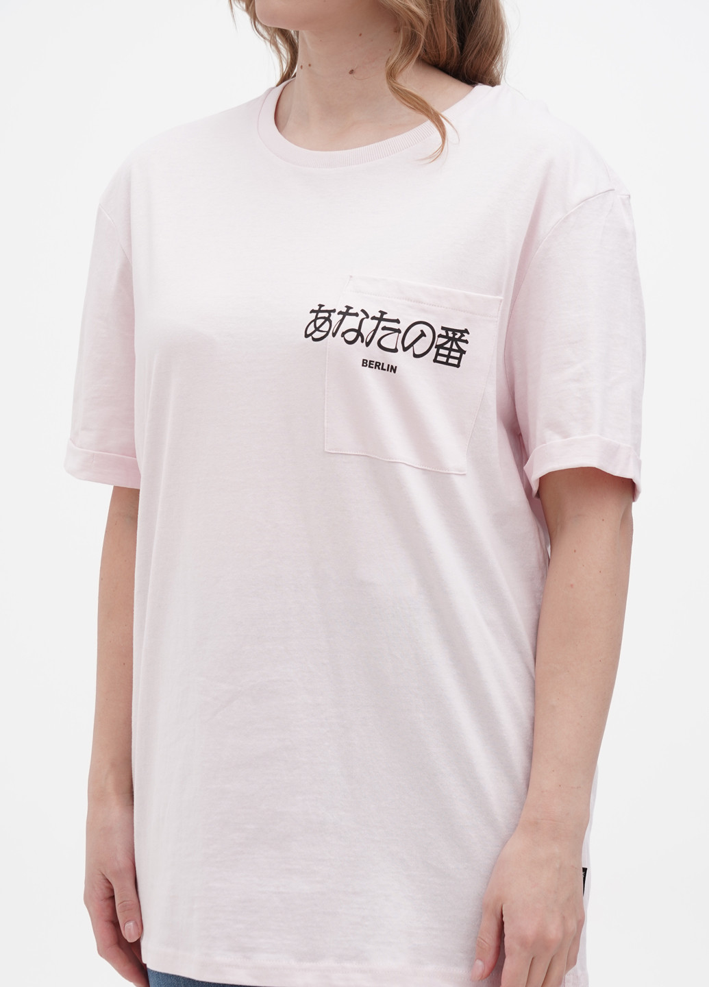 Светло-розовая летняя футболка Yourturn