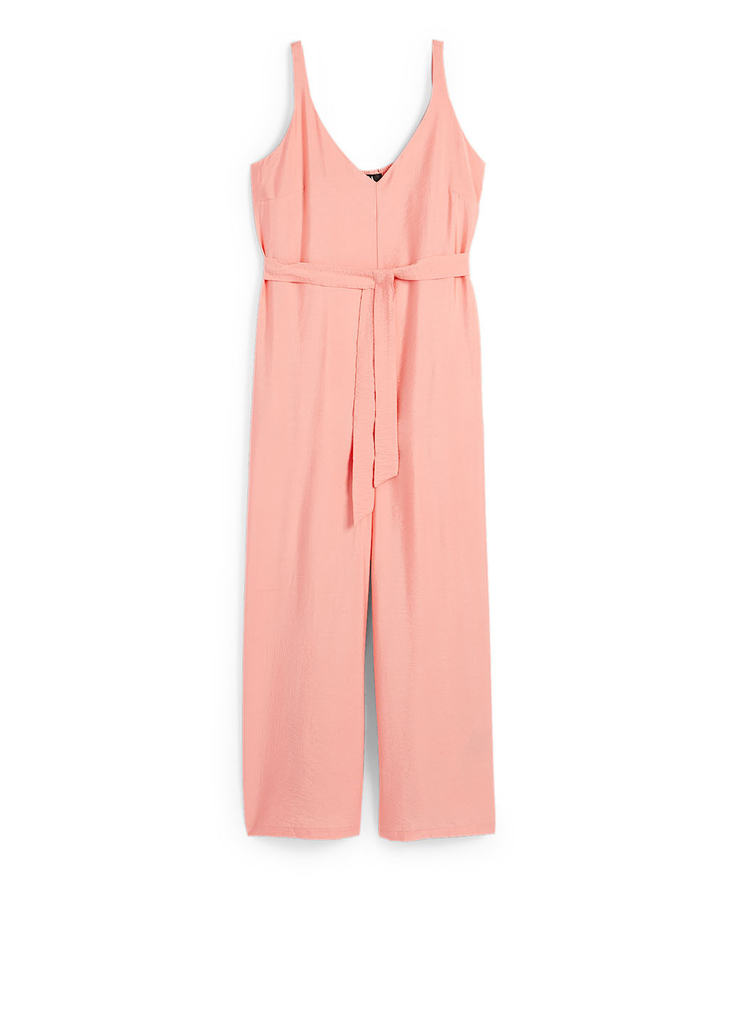 Комбінезон C&A комбінезон-брюки однотонний персиковий кежуал віскоза