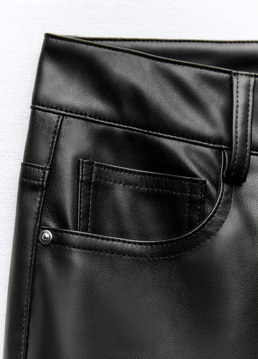 Черные кэжуал демисезонные клеш брюки Zara