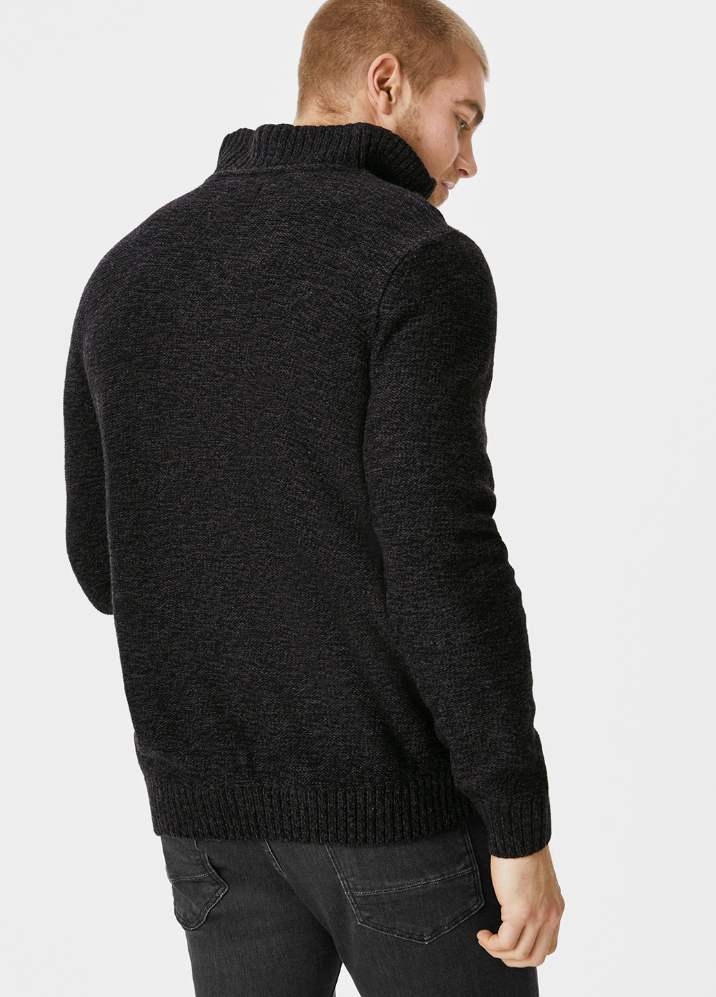 Темно-серый демисезонный свитер C&A