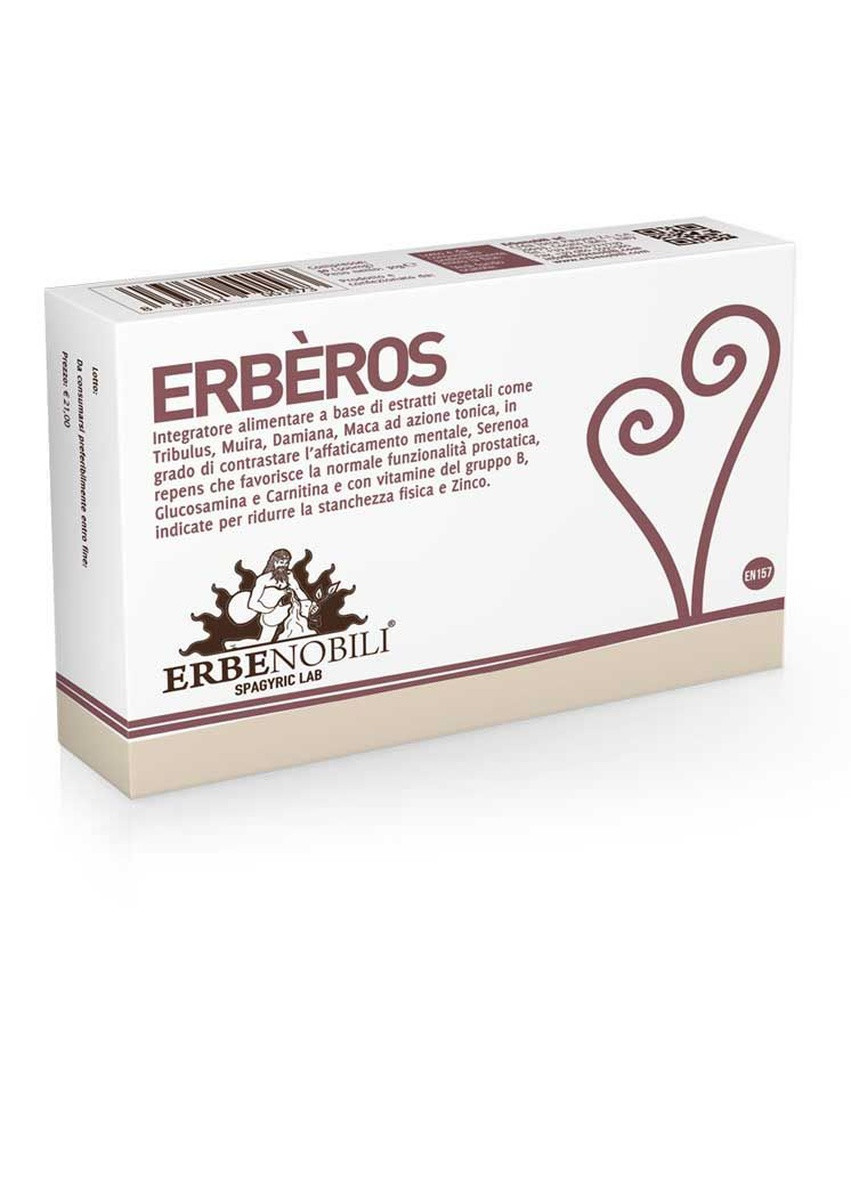 Рослинний Комплекс для Підвищення Потенції, Erbèros,, 30 таблеток Erbenobili (228291849)