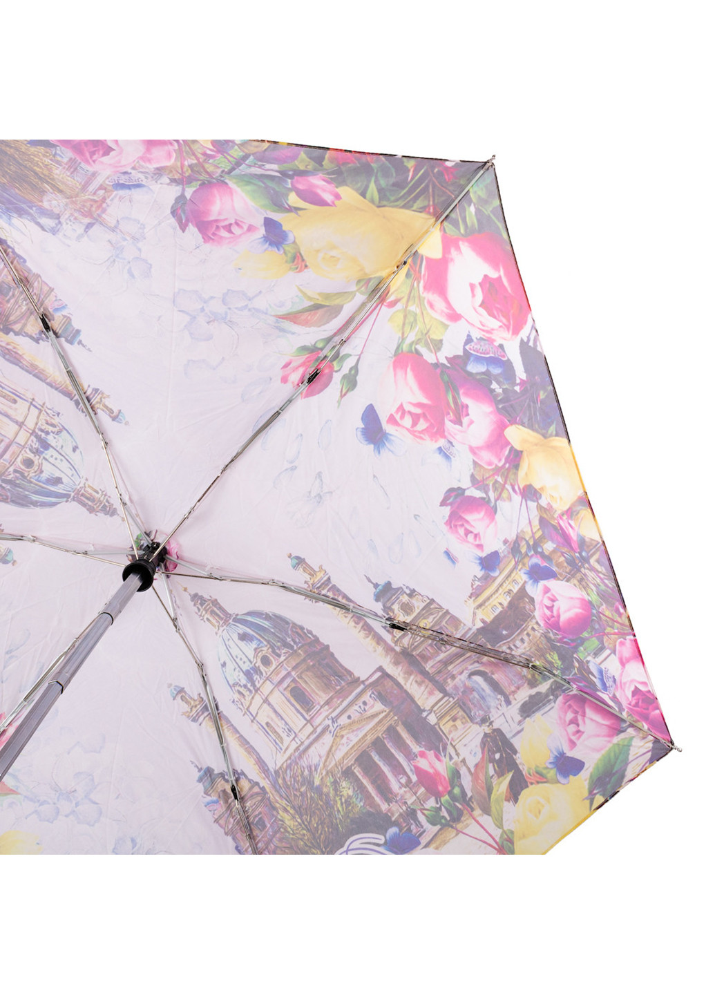 Жіночий складаний парасолька повний автомат 95 см Lamberti (232989416)