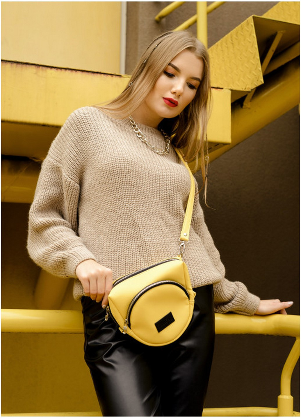 Сумка крос-боді жіноча 20х5х18 см Sambag (211367025)