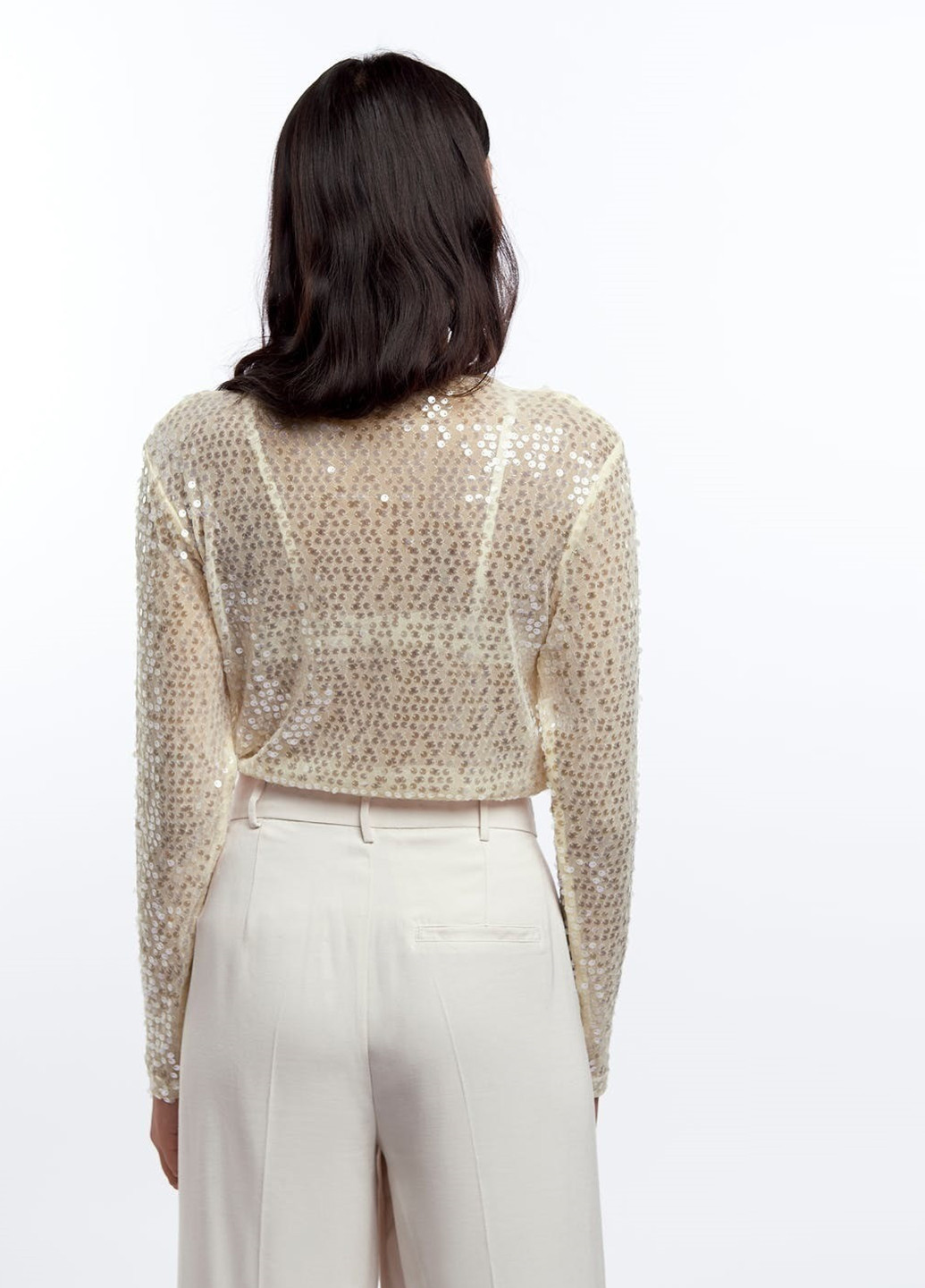 Світло-бежева демісезонна блуза Gina Tricot