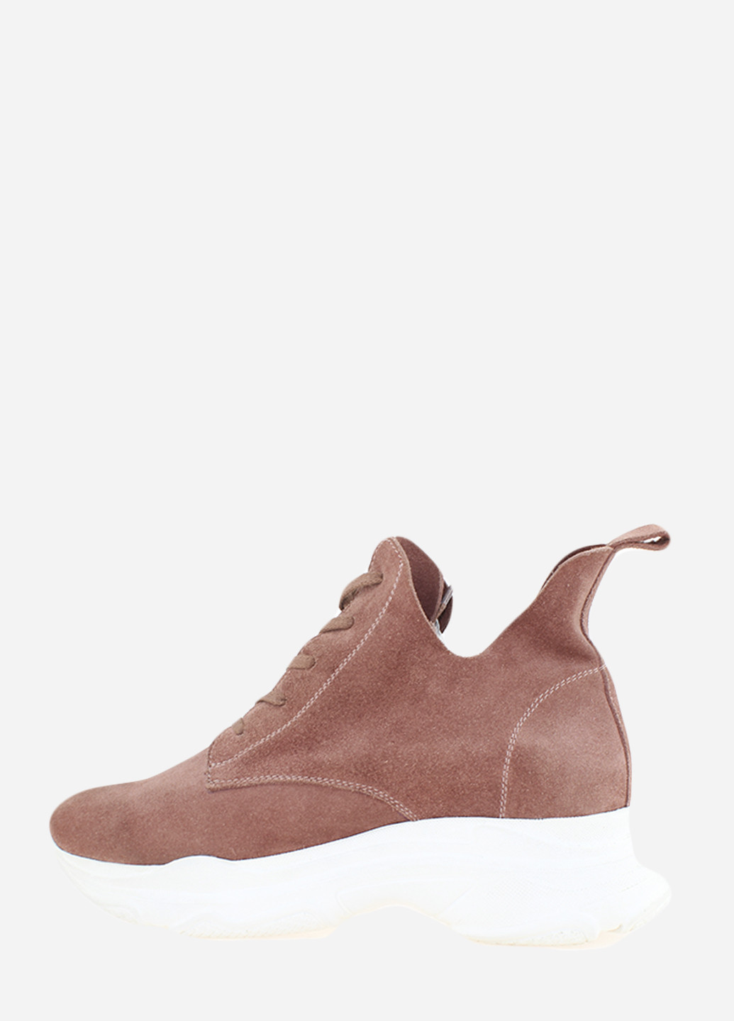 Осенние ботинки rhit002-18-11 розовый Hitcher из натуральной замши