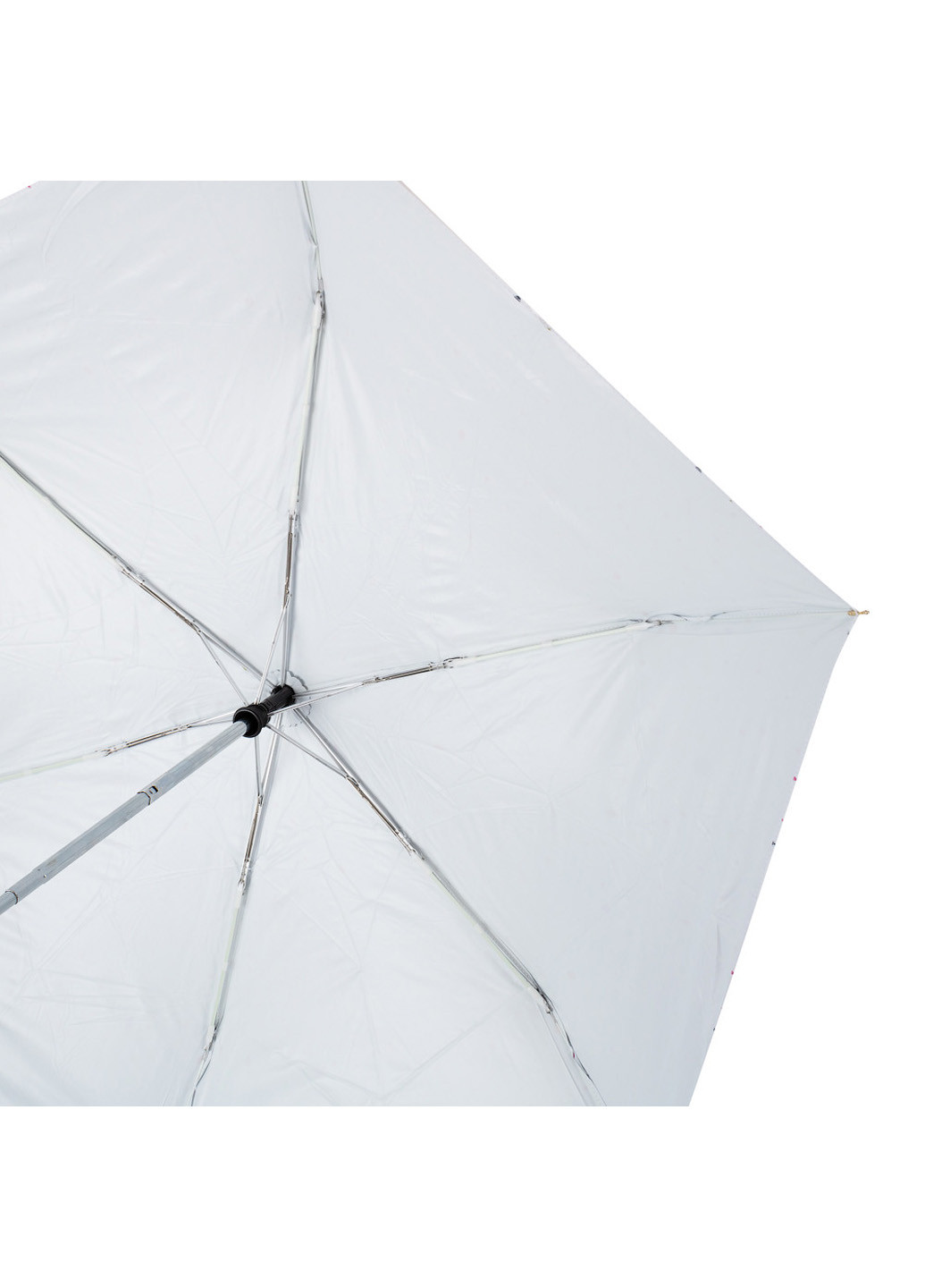 Женский складной зонт полный автомат 85 см Amo складной однотонный белый