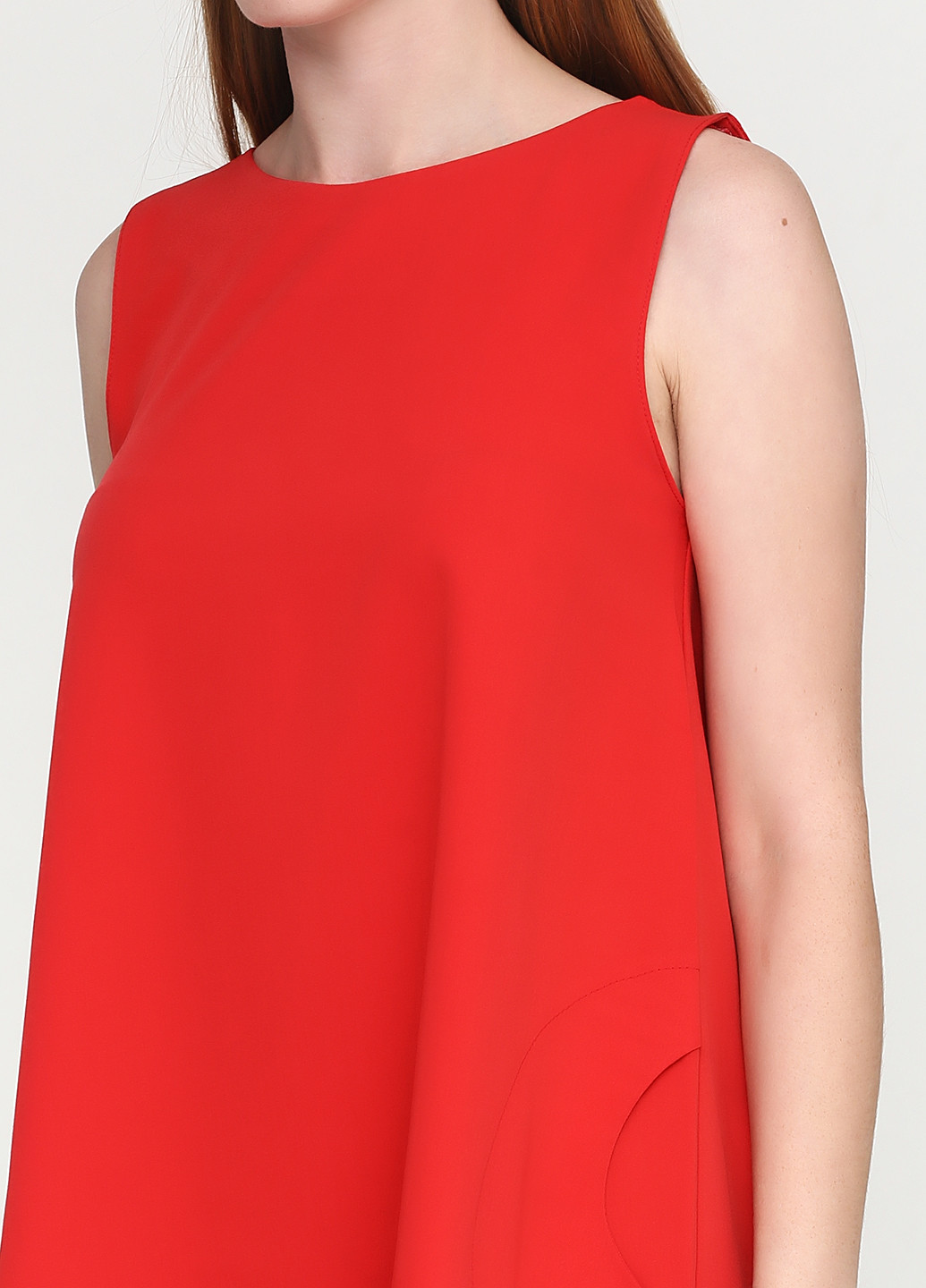 Красное кэжуал платье Monro