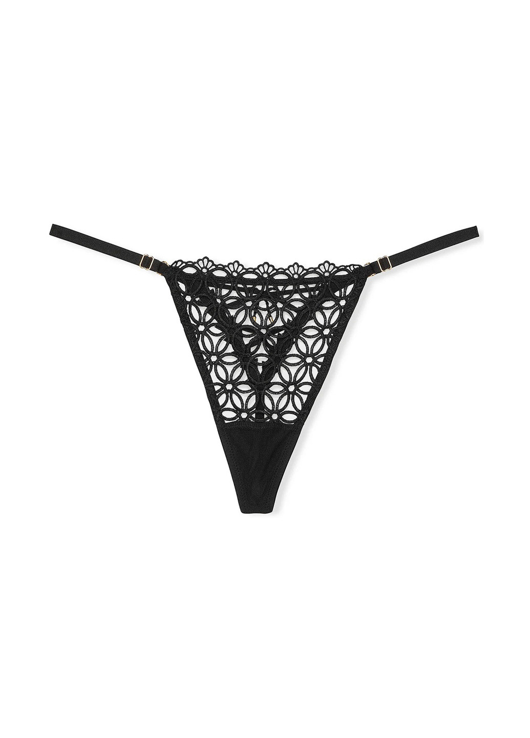 Чорний демісезонний комплект (бюстгальтер, трусики) Victoria's Secret