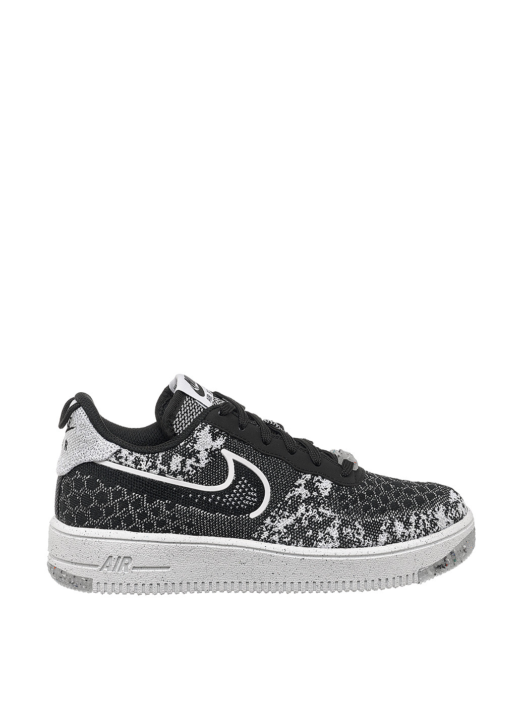 Черно-белые демисезонные кроссовки dm1060-001_2024 Nike AF1 CRATER FLYKNIT NN