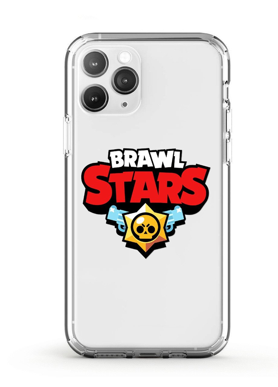 Чохол силіконовий Apple Iphone 11 Pro Max Лого Бравл Старс (Logo Brawl Stars) (9232-1000) MobiPrint (219288144)
