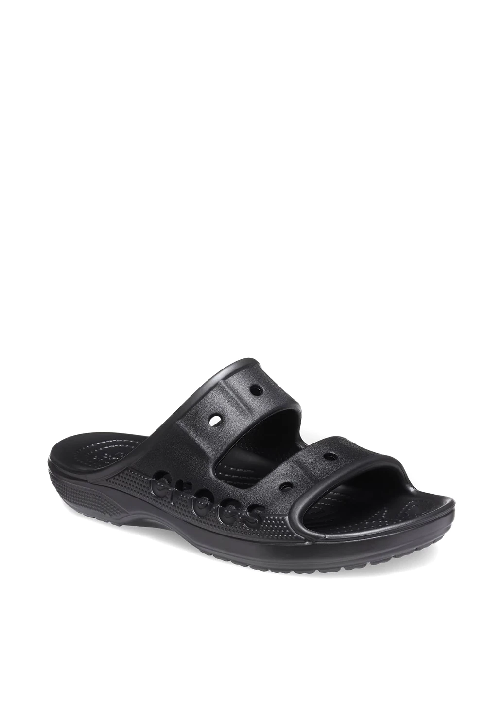 Черные кэжуал шлепанцы Crocs