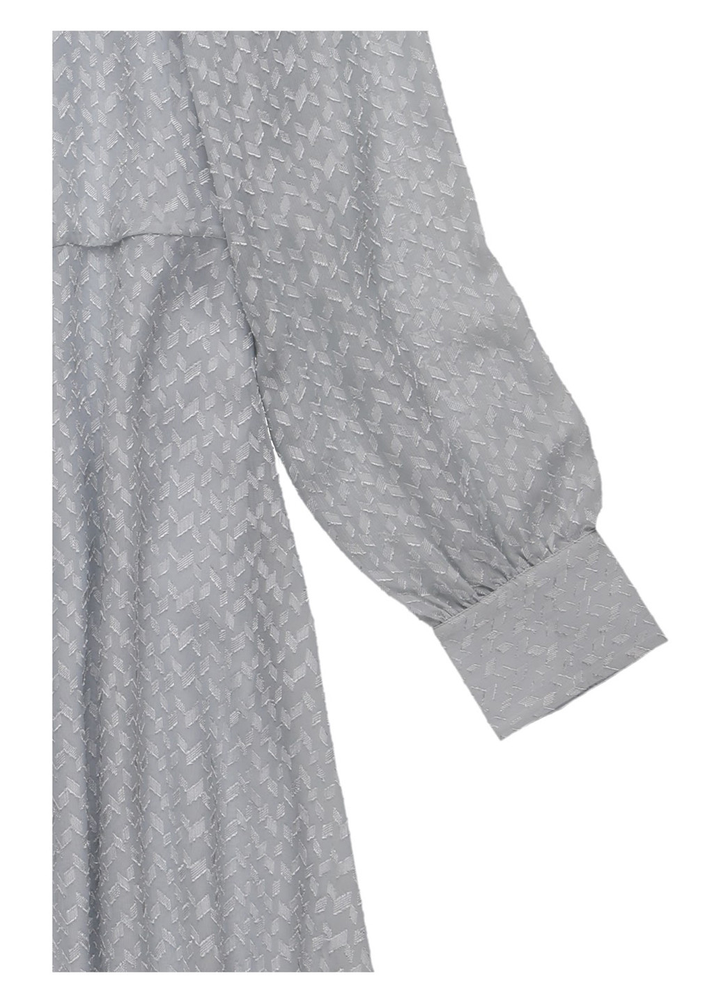 Серое кэжуал платье клеш Bruuns Bazaar однотонное