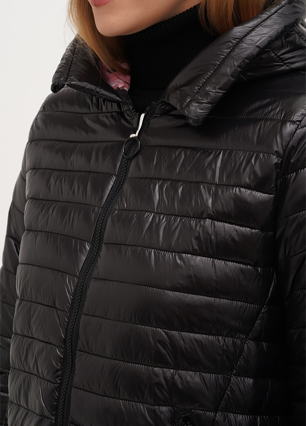 Чорна демісезонна куртка двостороння Minority