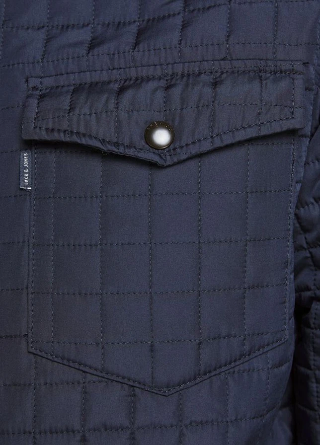 Темно-синяя демисезонная куртка JACK&JONES