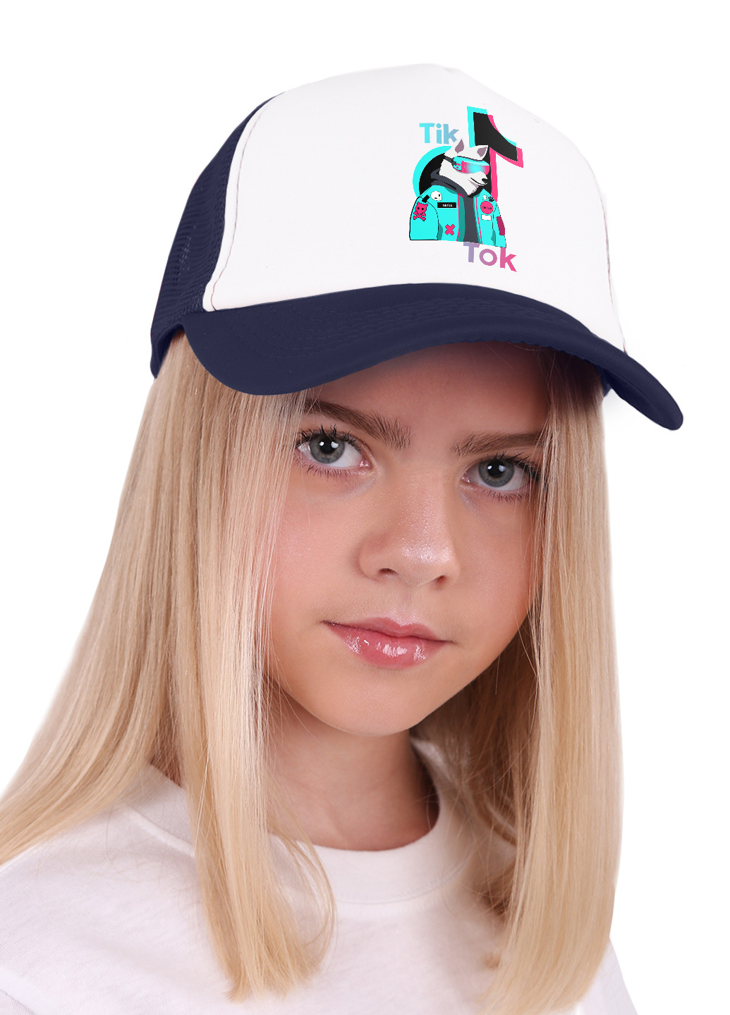 Кепка Тракер детская Волк ТикТок (Wolf TikTok) (33404-1645) MobiPrint (220824586)