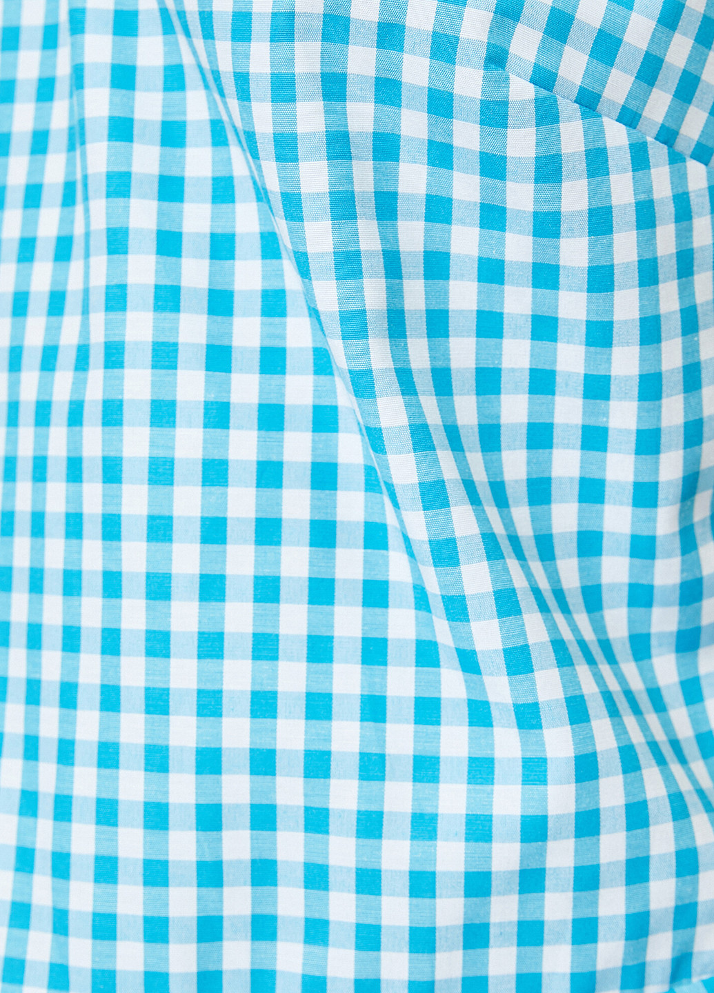 Голубая летняя блуза с баской KOTON