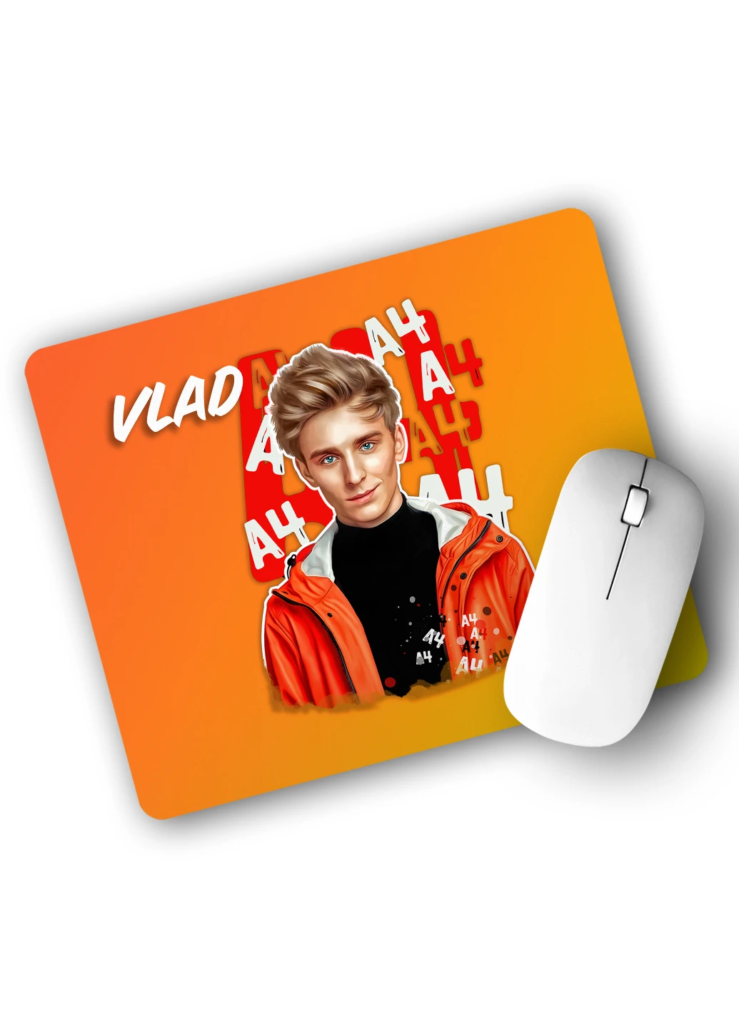 Килимок для мишки блогер Влад Папір А4 (blogger Vlad A4) (25108-2619) 22х18 см MobiPrint (222995356)