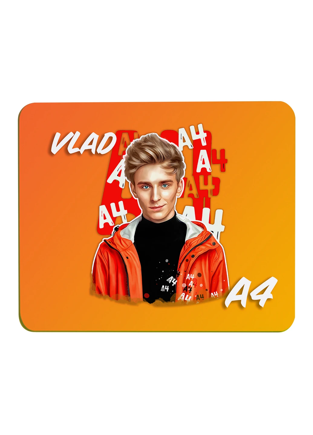 Килимок для мишки блогер Влад Папір А4 (blogger Vlad A4) (25108-2619) 22х18 см MobiPrint (222995356)