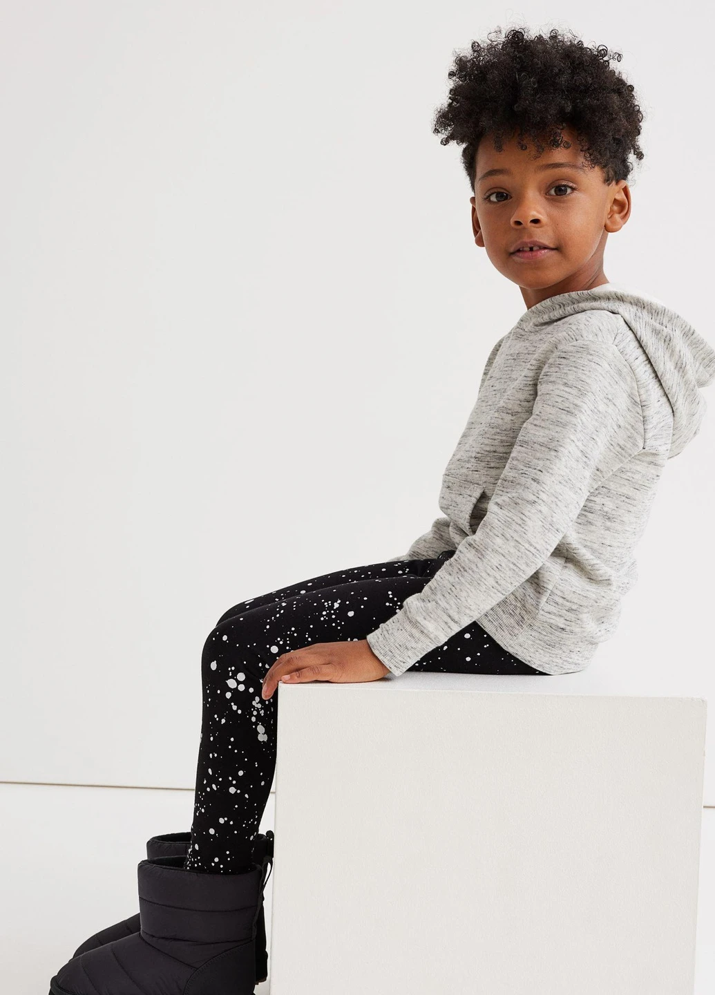 Лосини,чорний в білий візерунок, H&M (254866809)